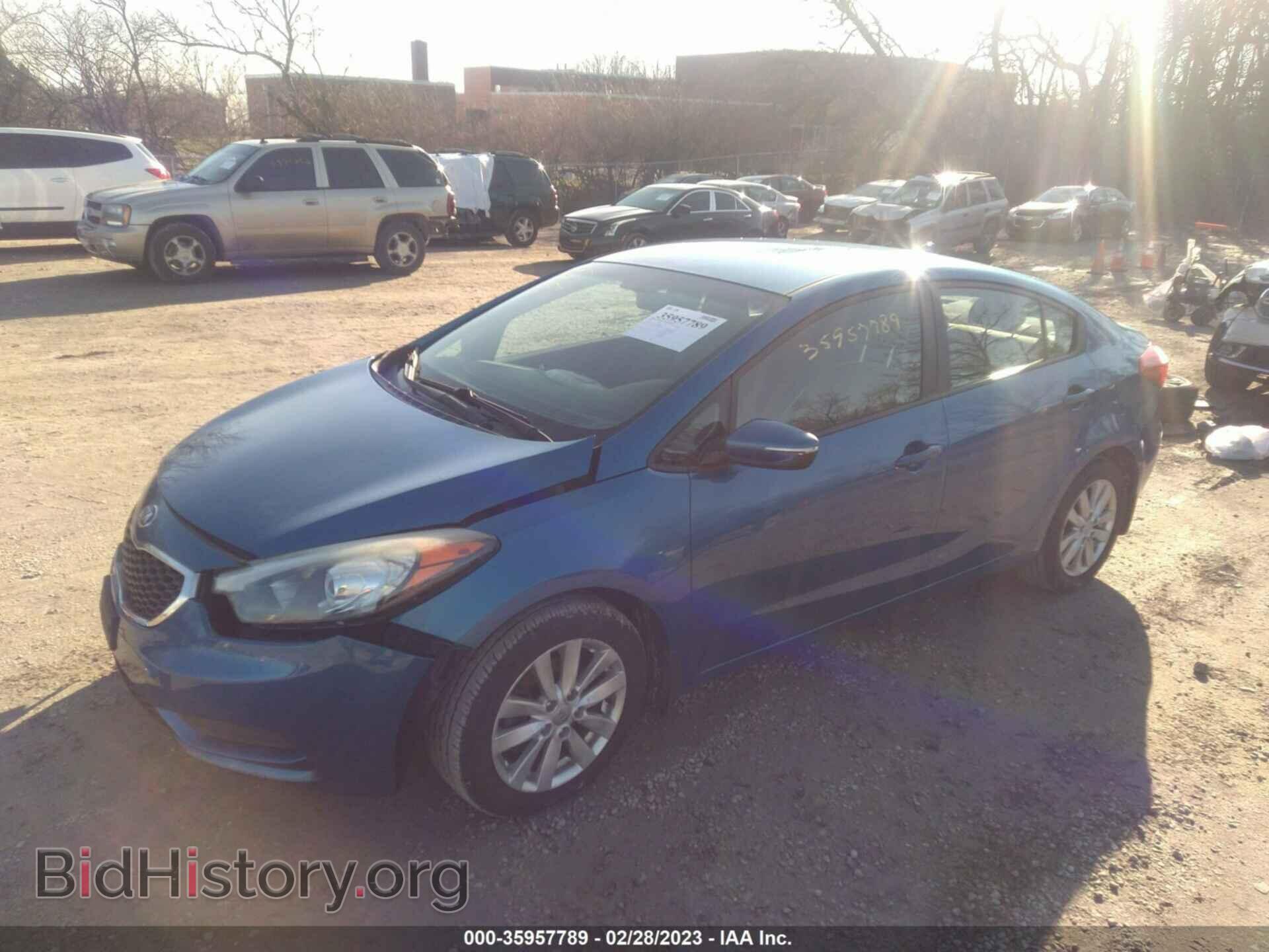 2014 KIA FORTE - VIN: KNAFX4A63E5102805 - Фото 2