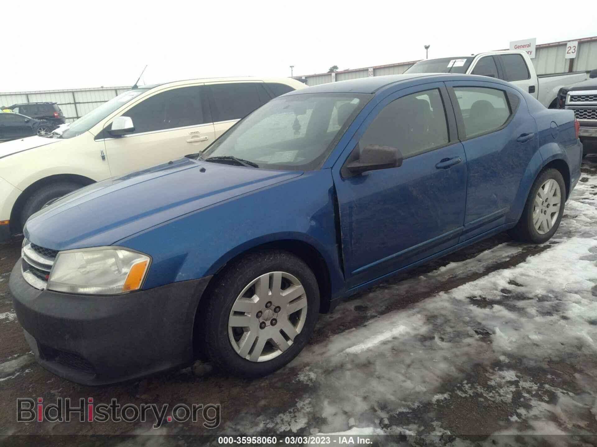 2012 DODGE AVENGER - VIN: 1C3CDZAB7CN322751 - Фото 2
