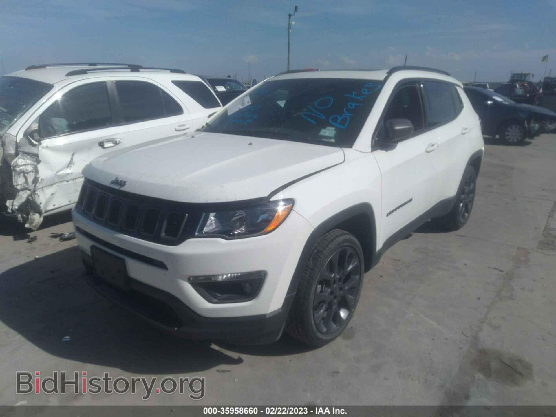2021 JEEP COMPASS - VIN: 3C4NJCEB6MT596836 - Фото 2