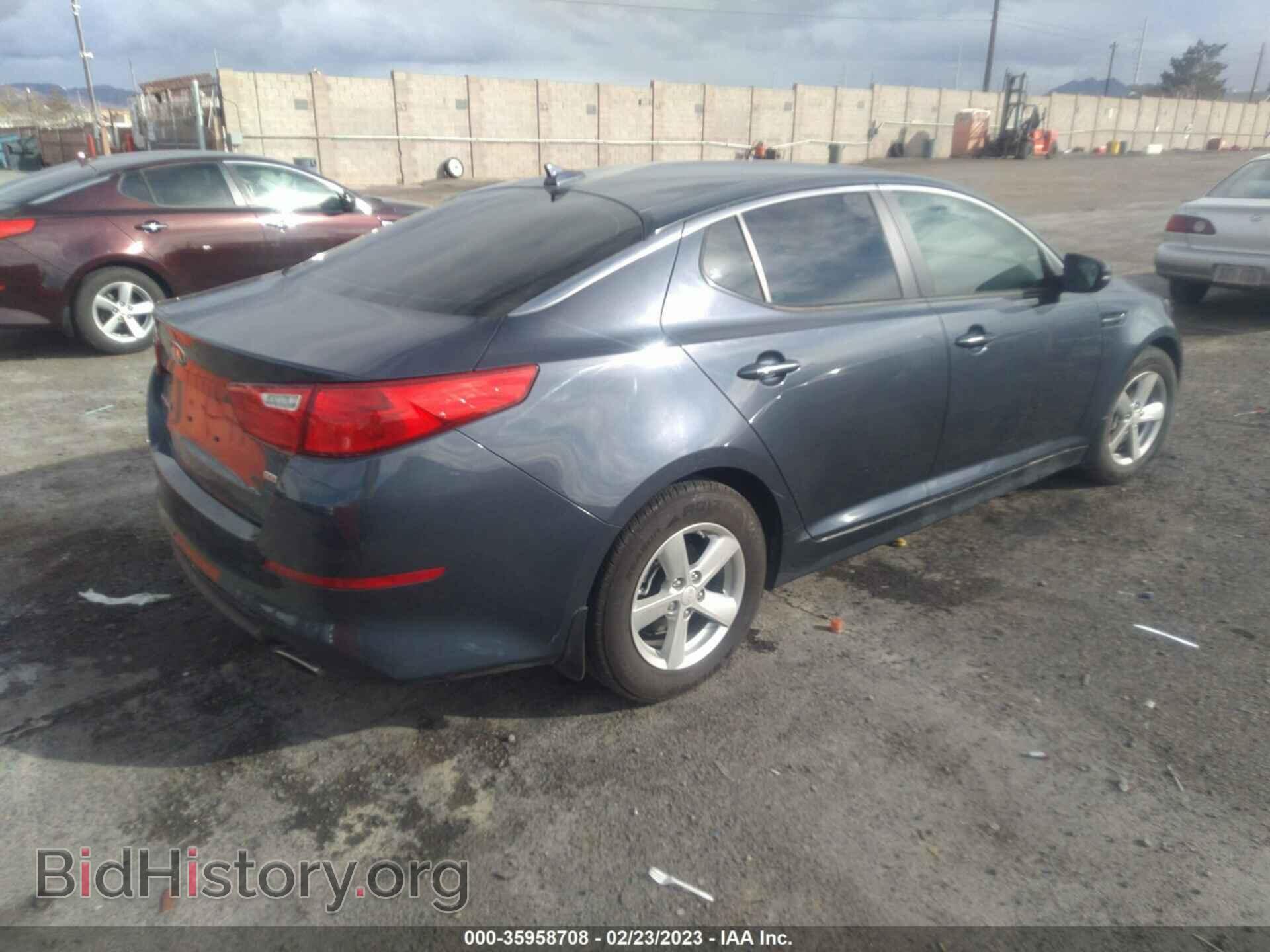 2015 KIA OPTIMA - VIN: KNAGM4A71F5580163 - Фото 4