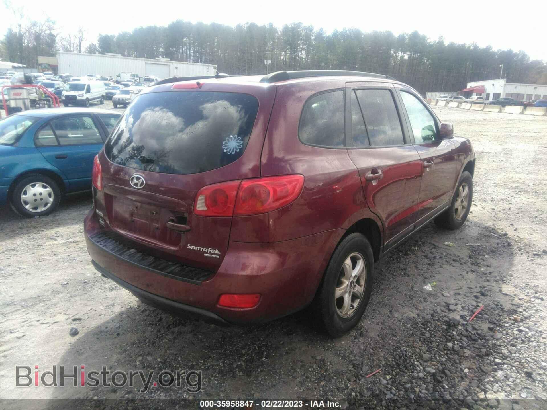 2008 HYUNDAI SANTA FE - VIN: 5NMSG73D08H141237 - Фото 4