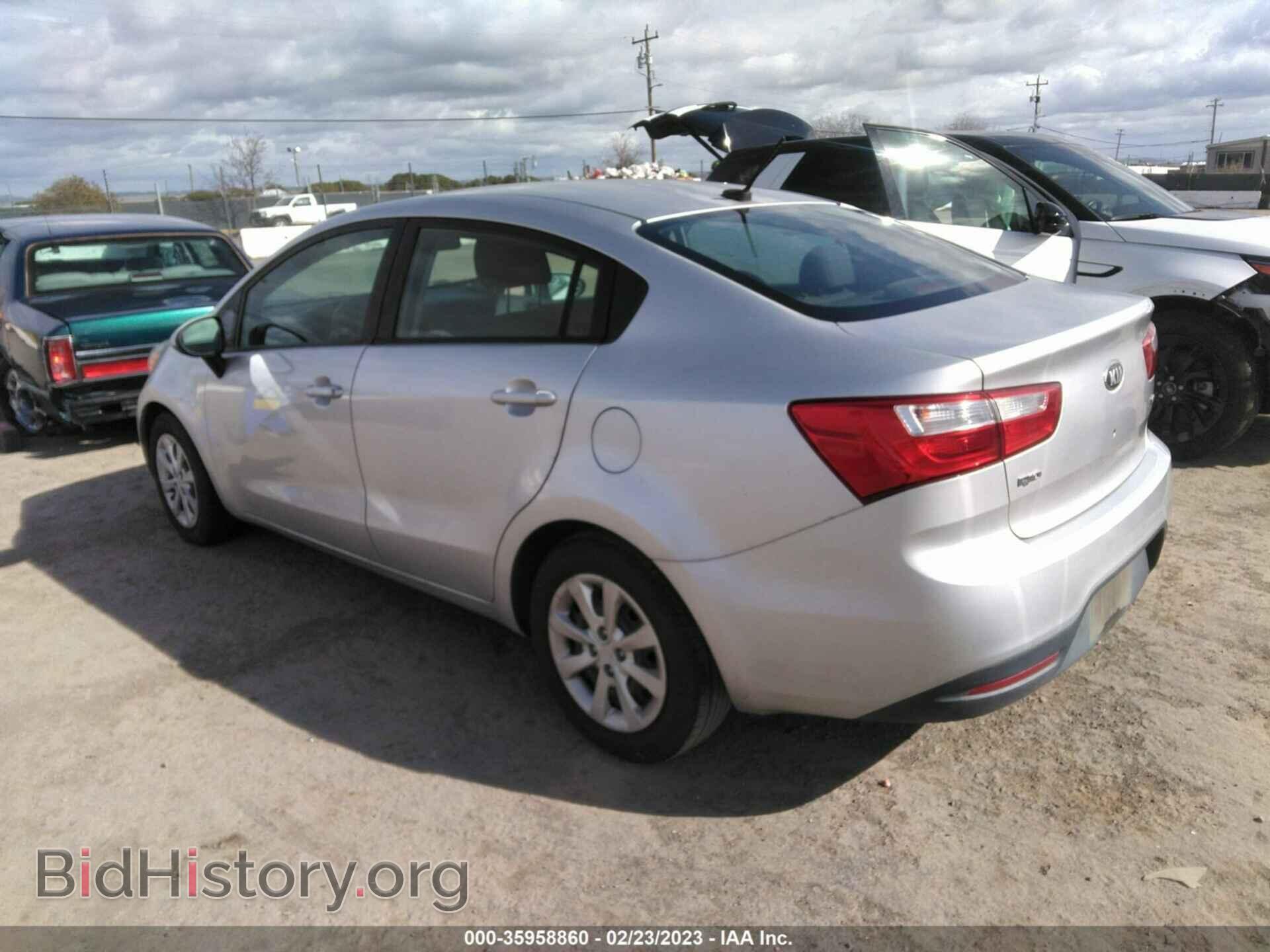 2013 KIA RIO - VIN: KNADM4A39D6204186 - Фото 3