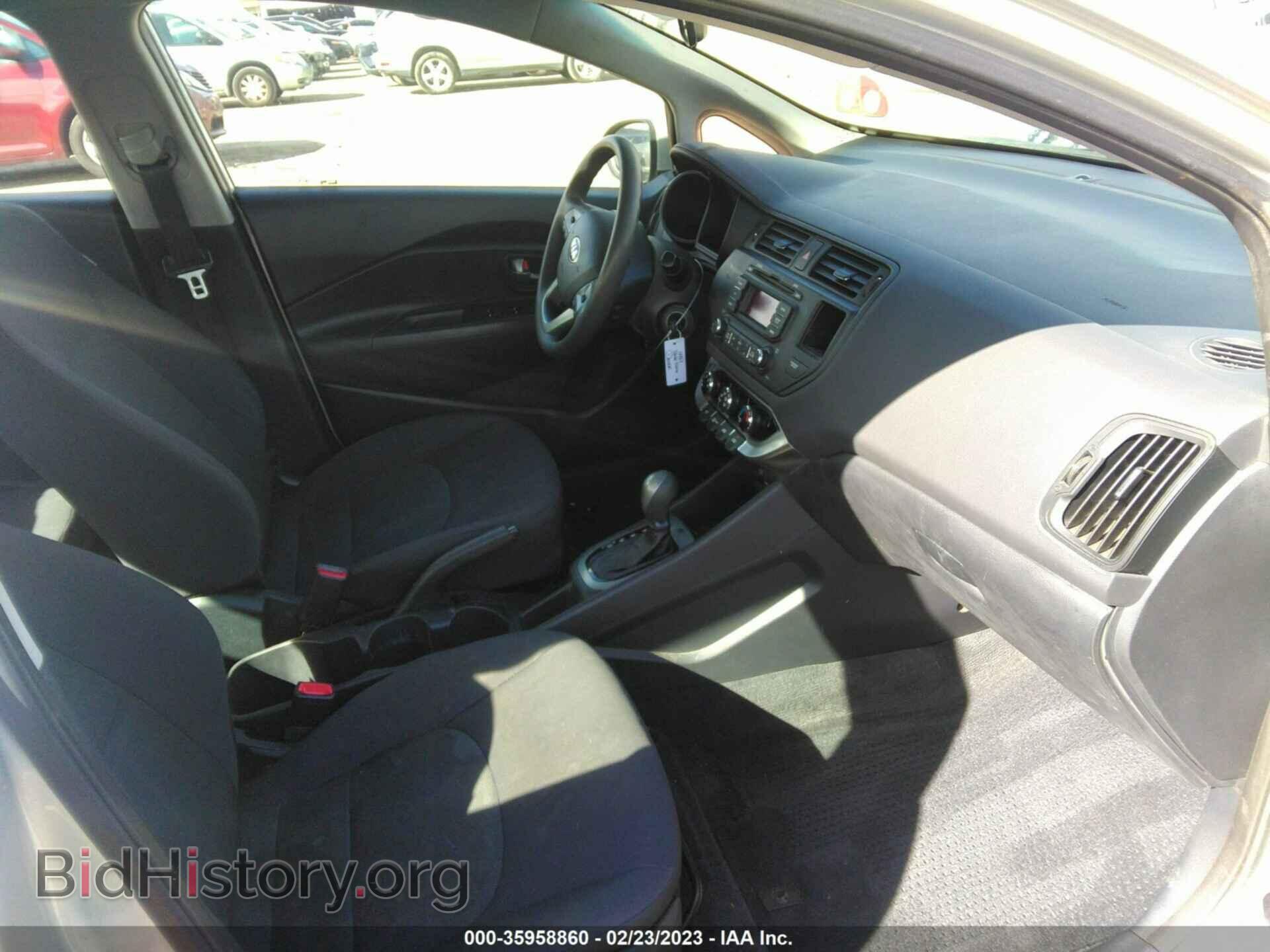 2013 KIA RIO - VIN: KNADM4A39D6204186 - Фото 5