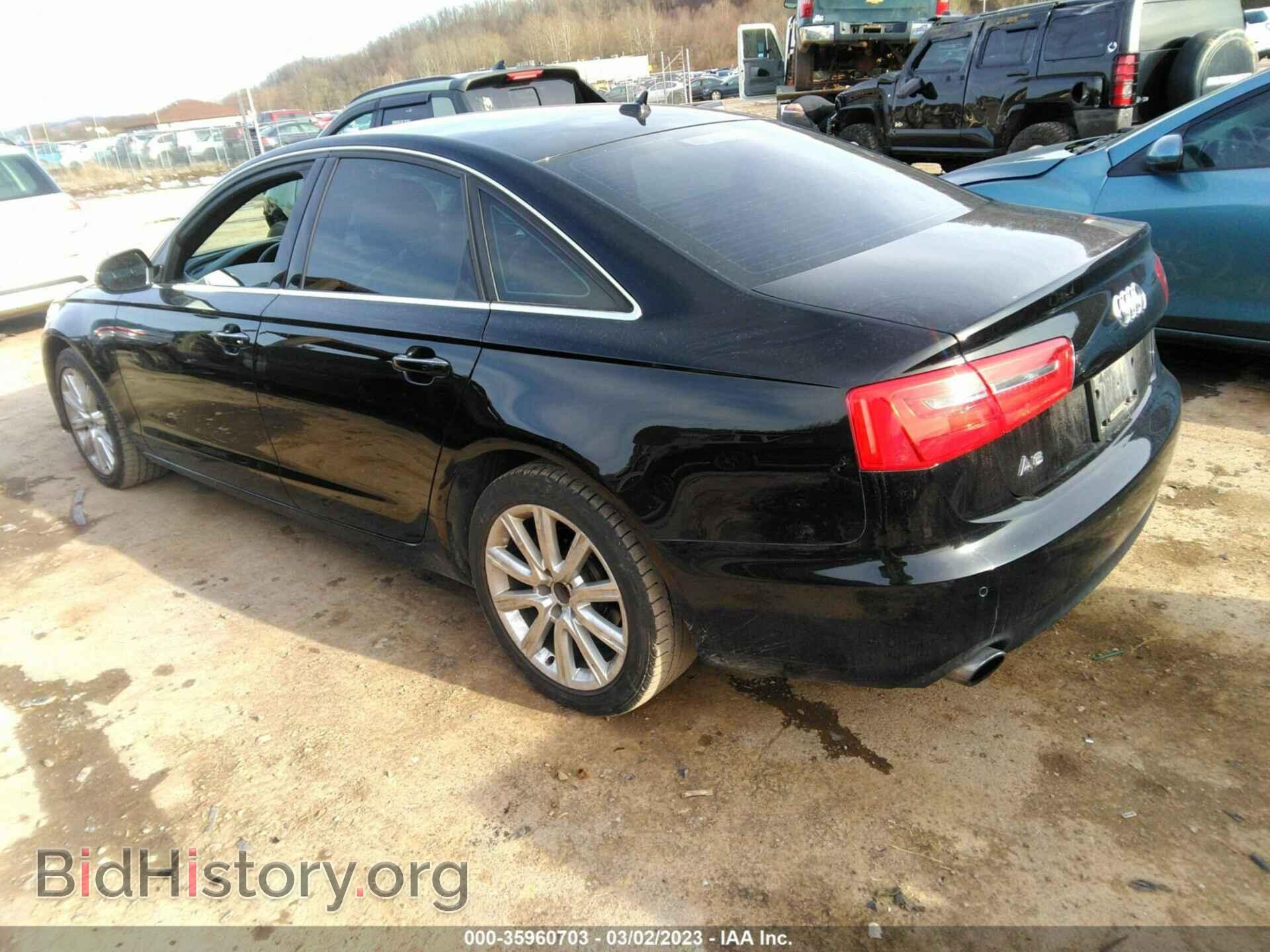 2013 AUDI A6 - VIN: WAUGFAFCXDN154158 - Фото 3