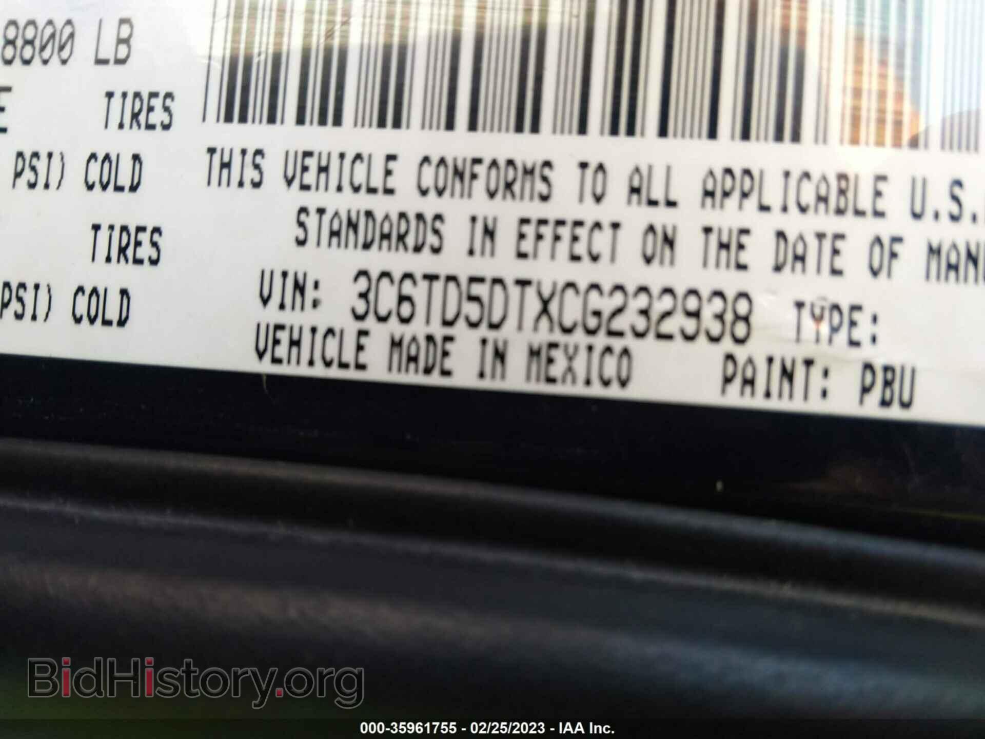 2012 RAM 2500 - VIN: 3C6TD5DTXCG232938 - Photo 9