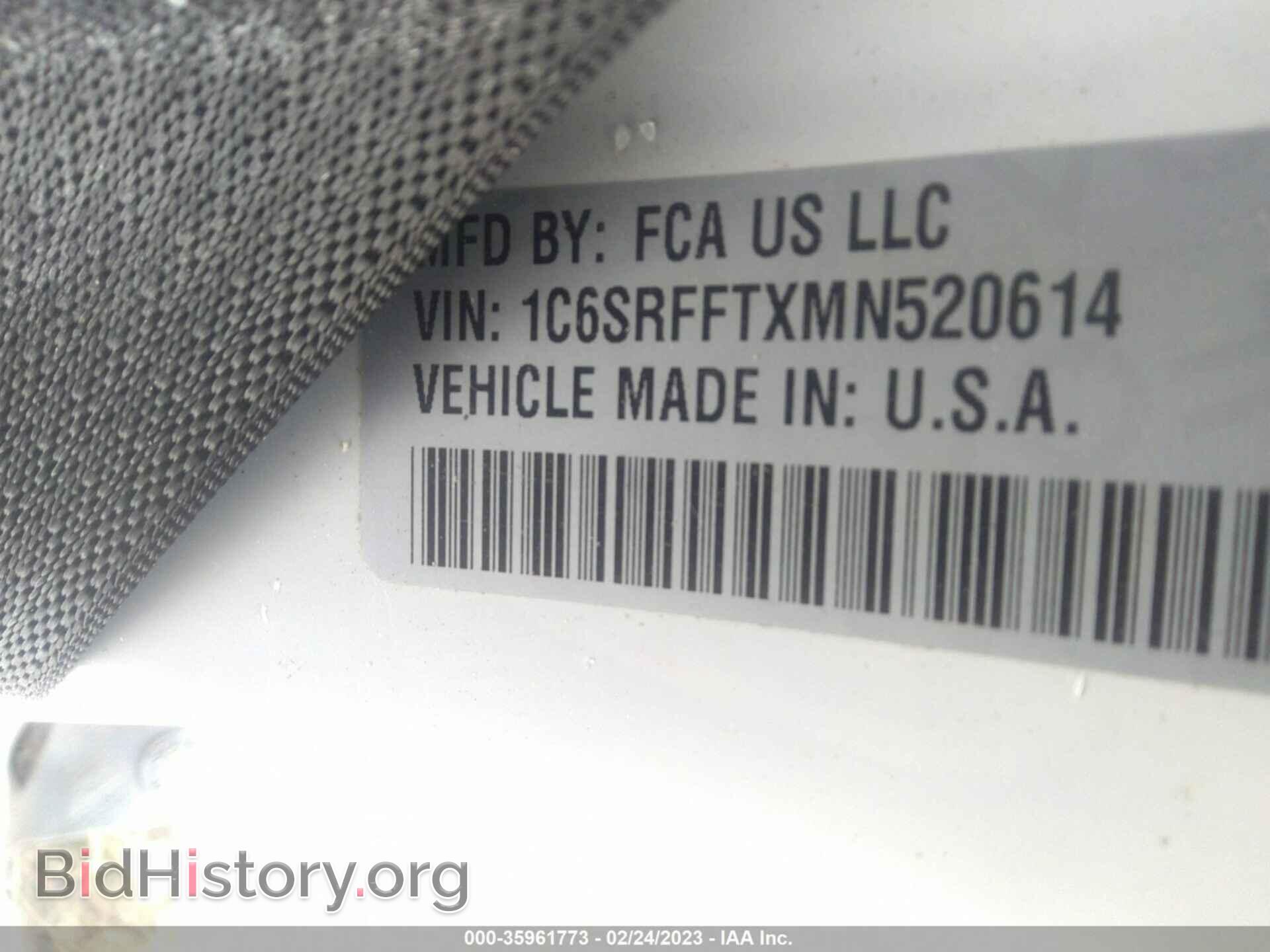 2021 RAM 1500 - VIN: 1C6SRFFTXMN520614 - Фото 9