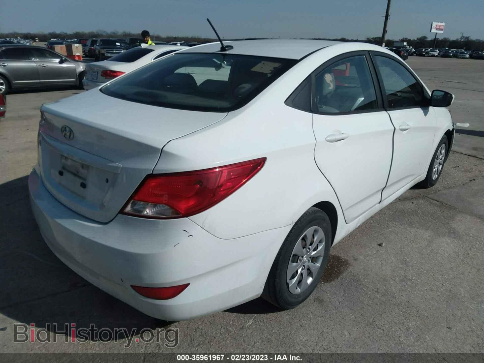 2016 HYUNDAI ACCENT - VIN: KMHCT4AE7GU130815 - Фото 4