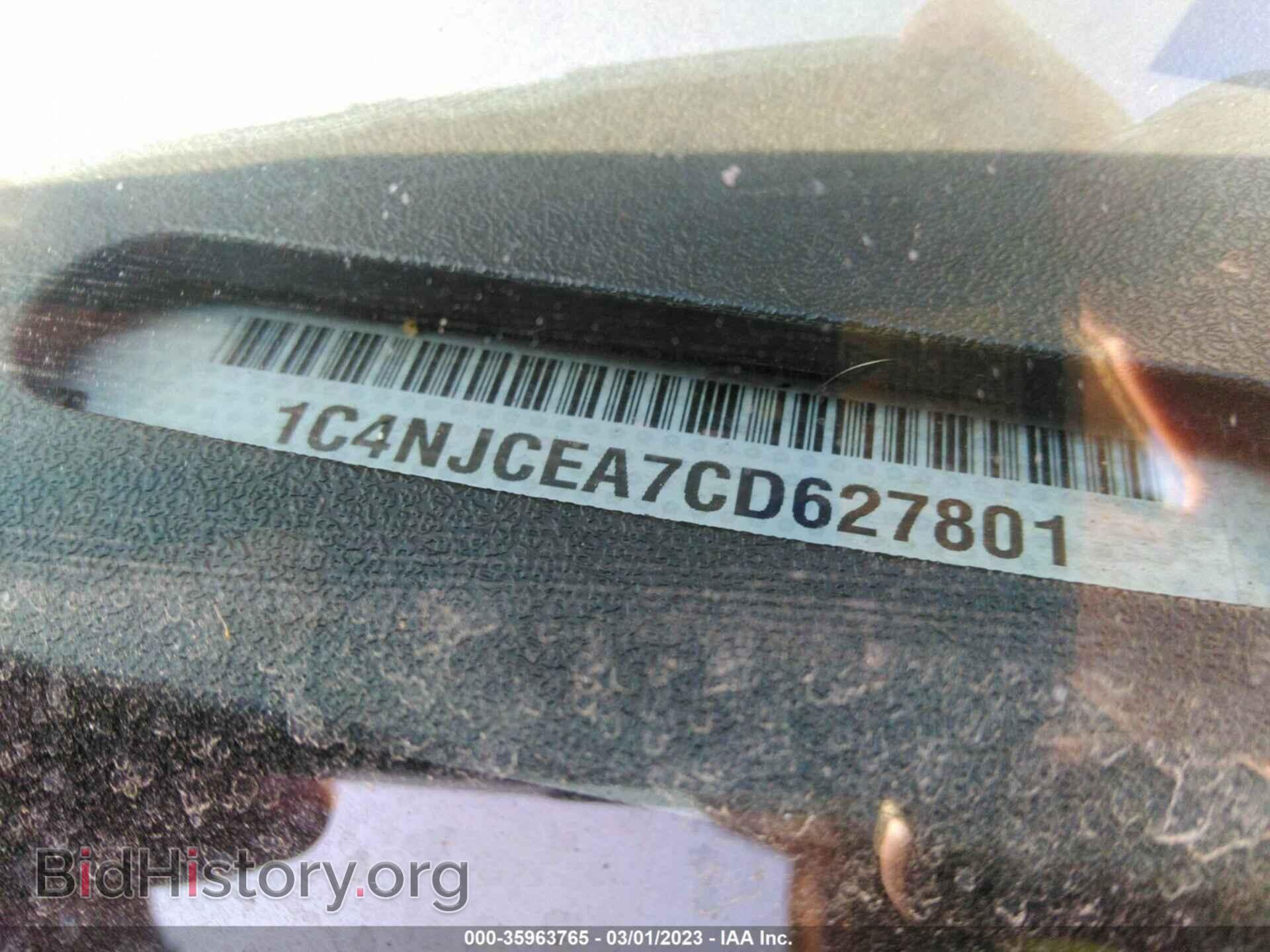 2012 JEEP COMPASS - VIN: 1C4NJCEA7CD627801 - Фото 9