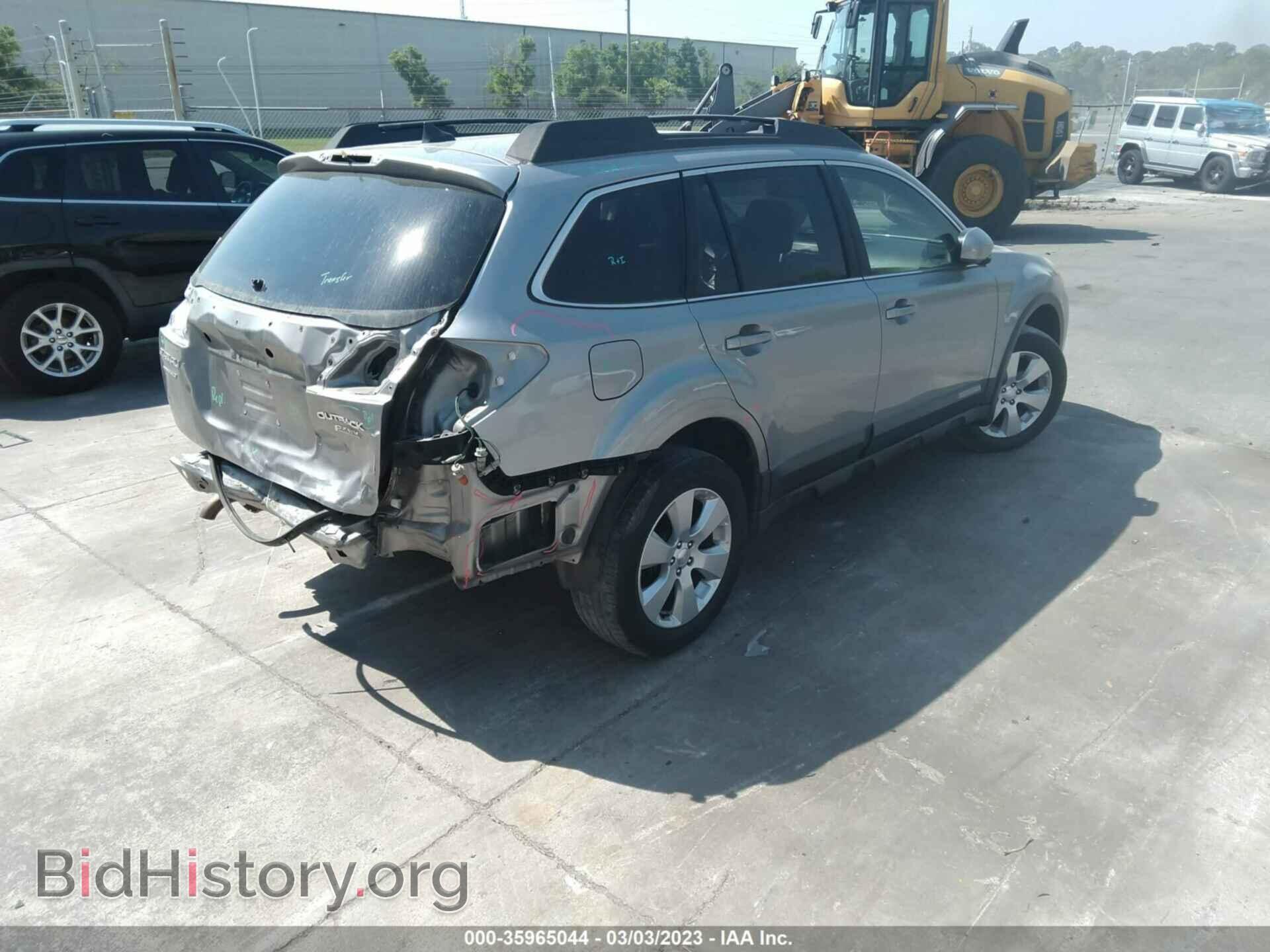 2011 SUBARU OUTBACK - VIN: 4S4BRBKC5B3374229 - Фото 4