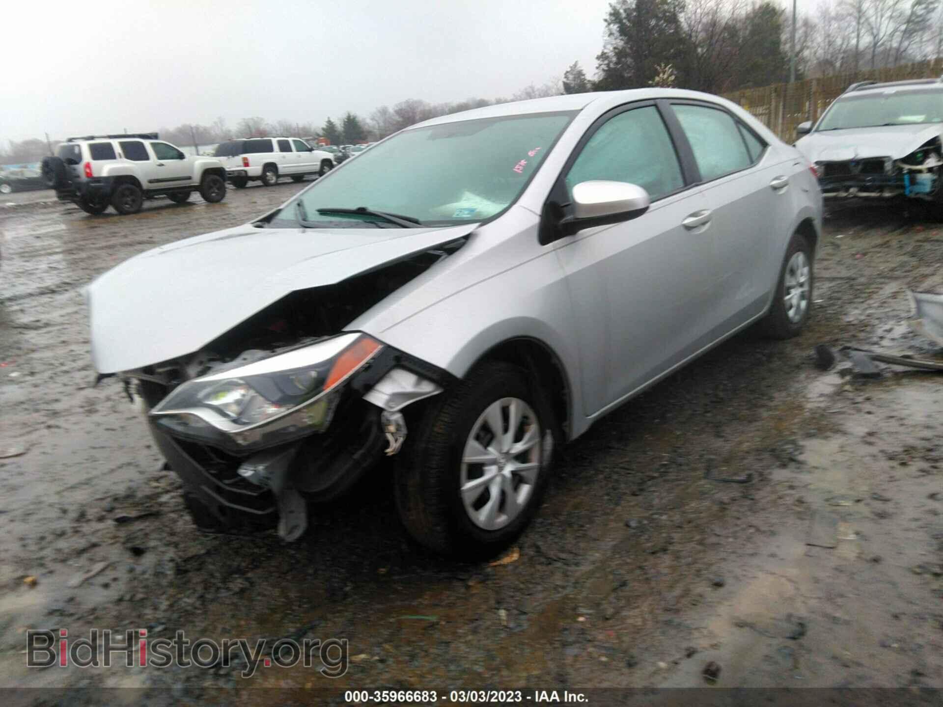 2014 TOYOTA COROLLA - VIN: 2T1BURHE1EC008848 - Фото 2