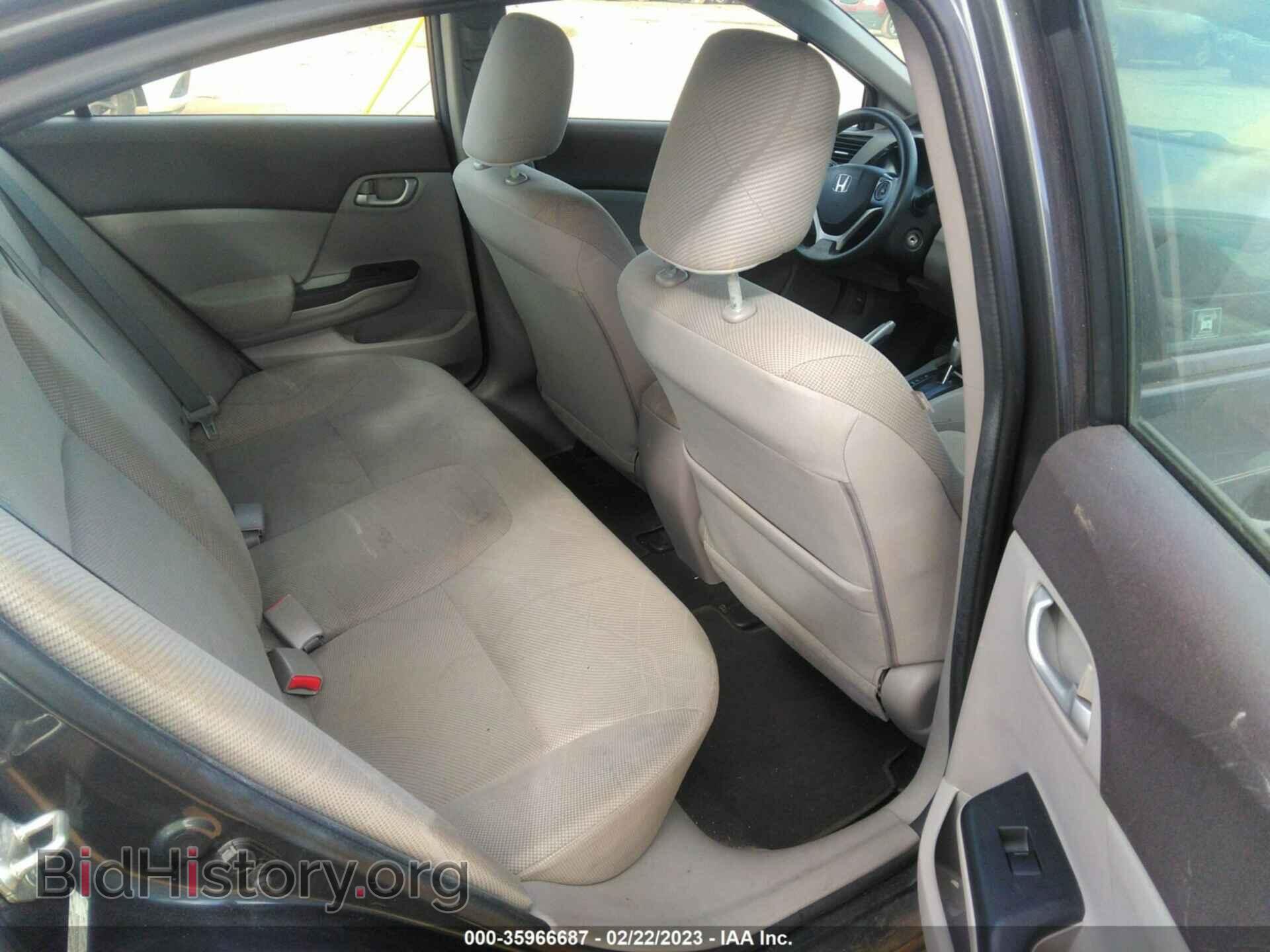 2012 HONDA CIVIC SDN - VIN: 2HGFB2F65CH556950 - Фото 8