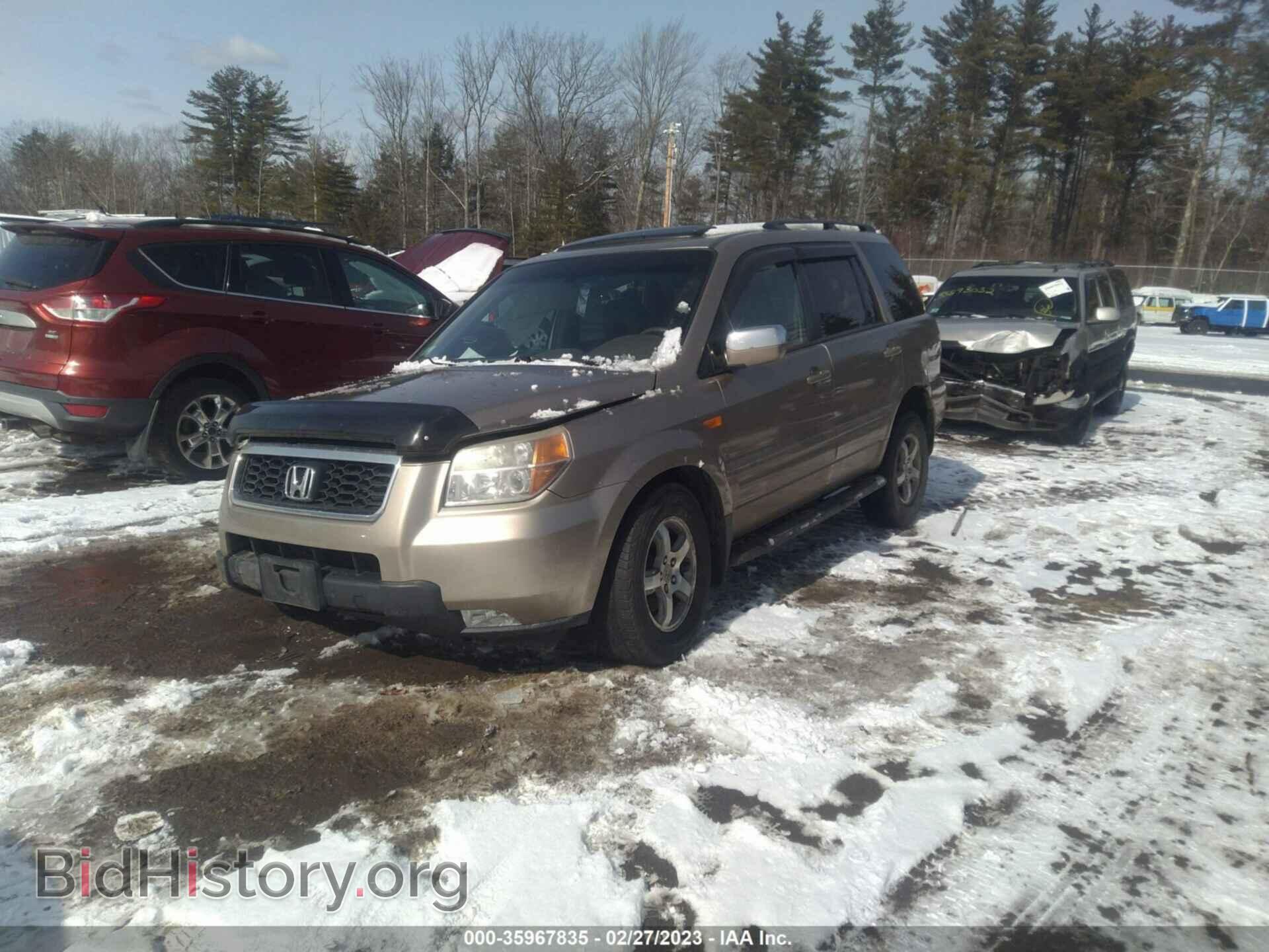 2007 HONDA PILOT - VIN: 2HKYF18597H512053 - Фото 2