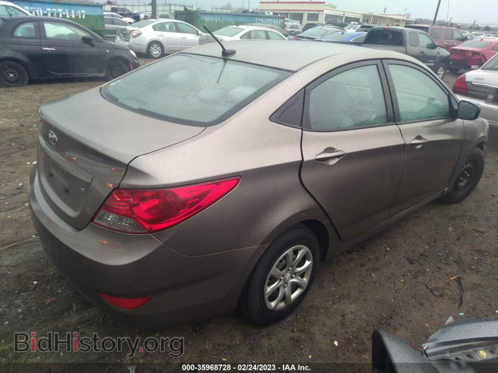 2013 HYUNDAI ACCENT - VIN: KMHCT4AE5DU449285 - Фото 4