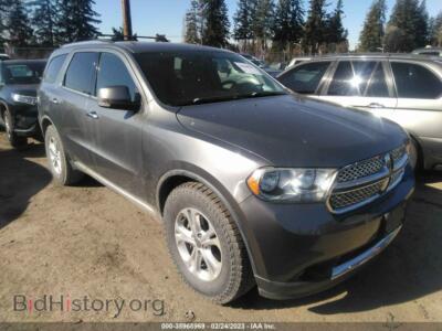 2011 Dodge DURANGO Crew, серый — VIN 1D4RE4GG8BC717138, IAAI
