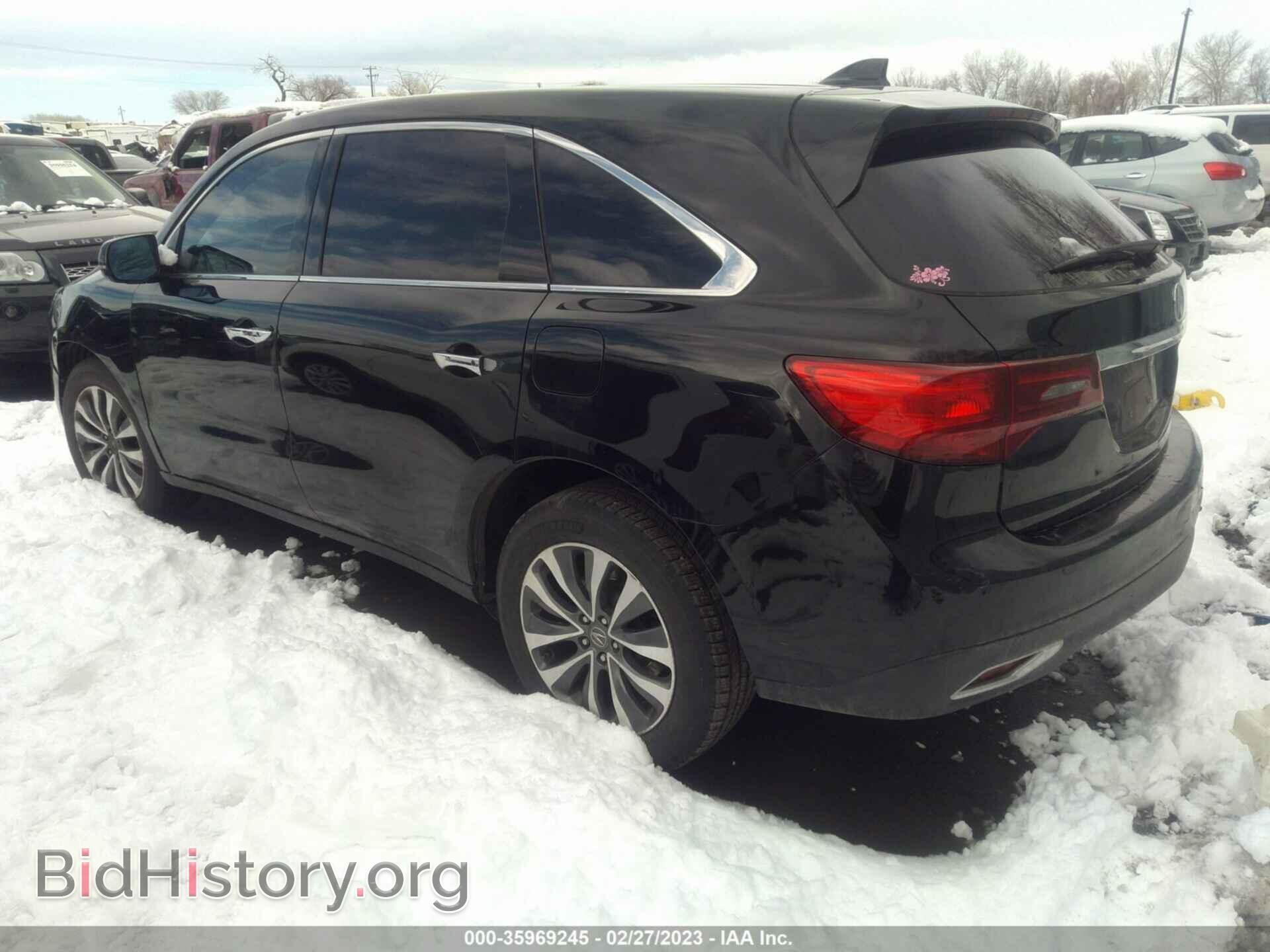 2014 ACURA MDX - VIN: 5FRYD4H40EB007611 - Photo 3