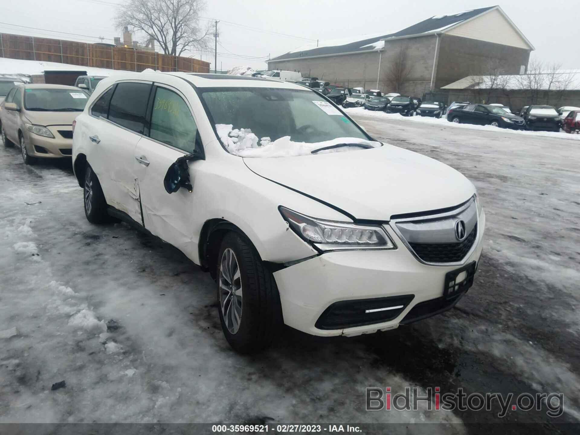 Фотография 5FRYD4H45GB025878 - ACURA MDX 2016