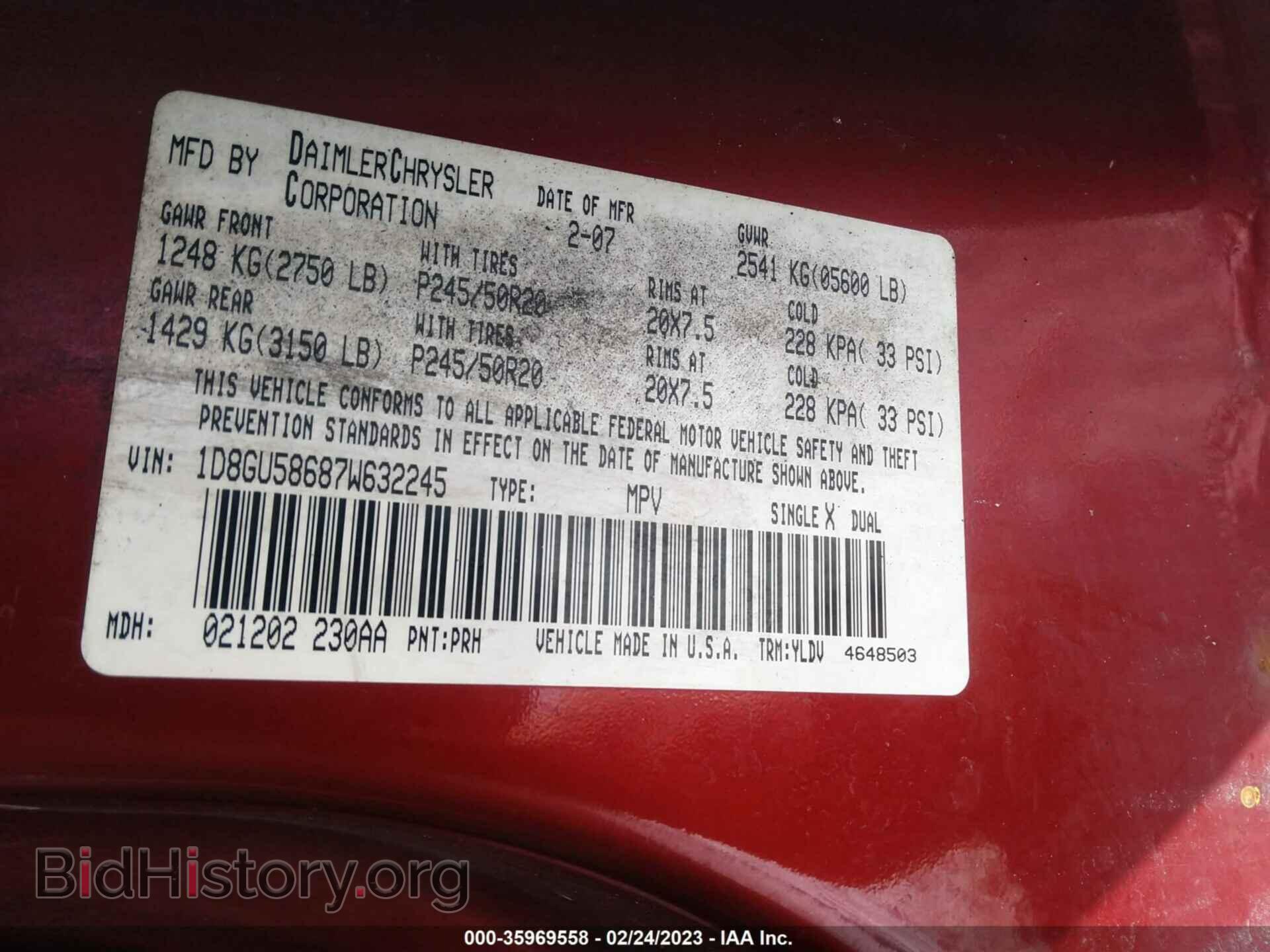 2007 DODGE NITRO - VIN: 1D8GU58687W632245 - Photo 9