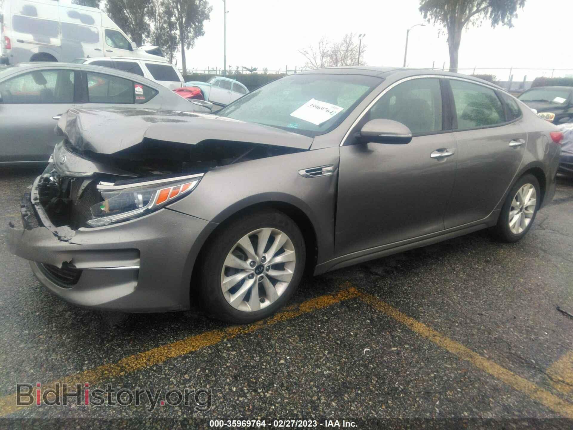2016 KIA OPTIMA - VIN: 5XXGU4L37GG010534 - Фото 2