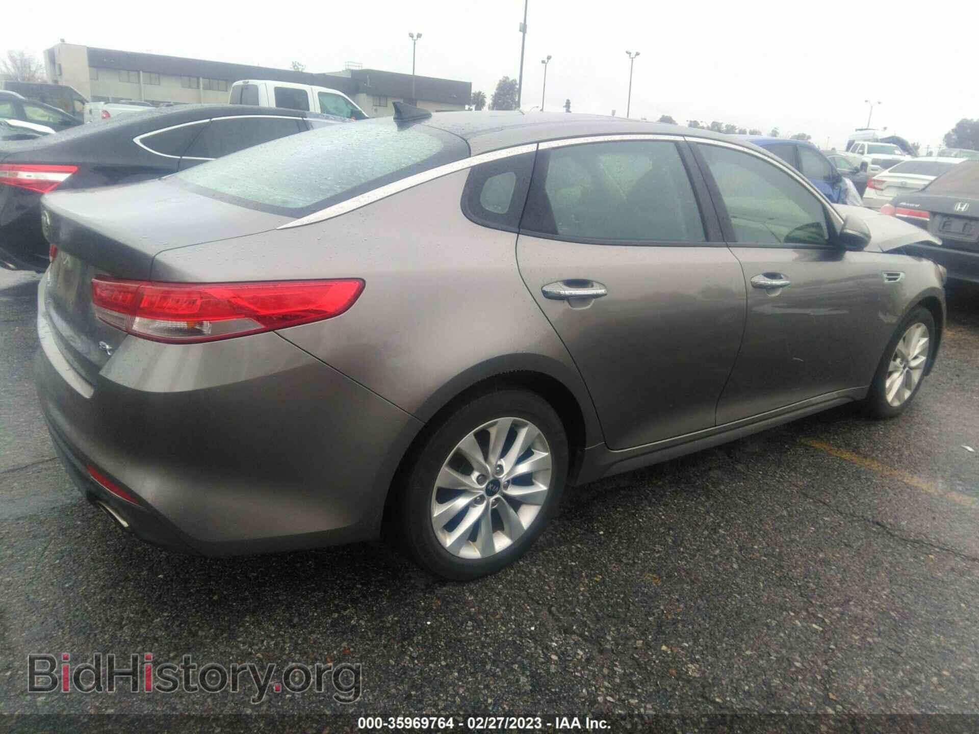 2016 KIA OPTIMA - VIN: 5XXGU4L37GG010534 - Фото 4