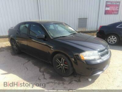 2012 Dodge AVENGER SXT, black — VIN 1C3CDZCBXCN112416, IAAI