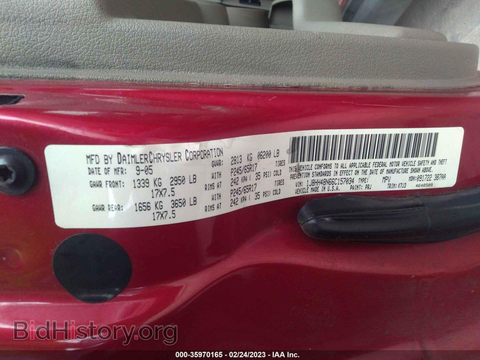 2006 JEEP COMMANDER - VIN: 1J8HH48N66C157034 - Фото 9