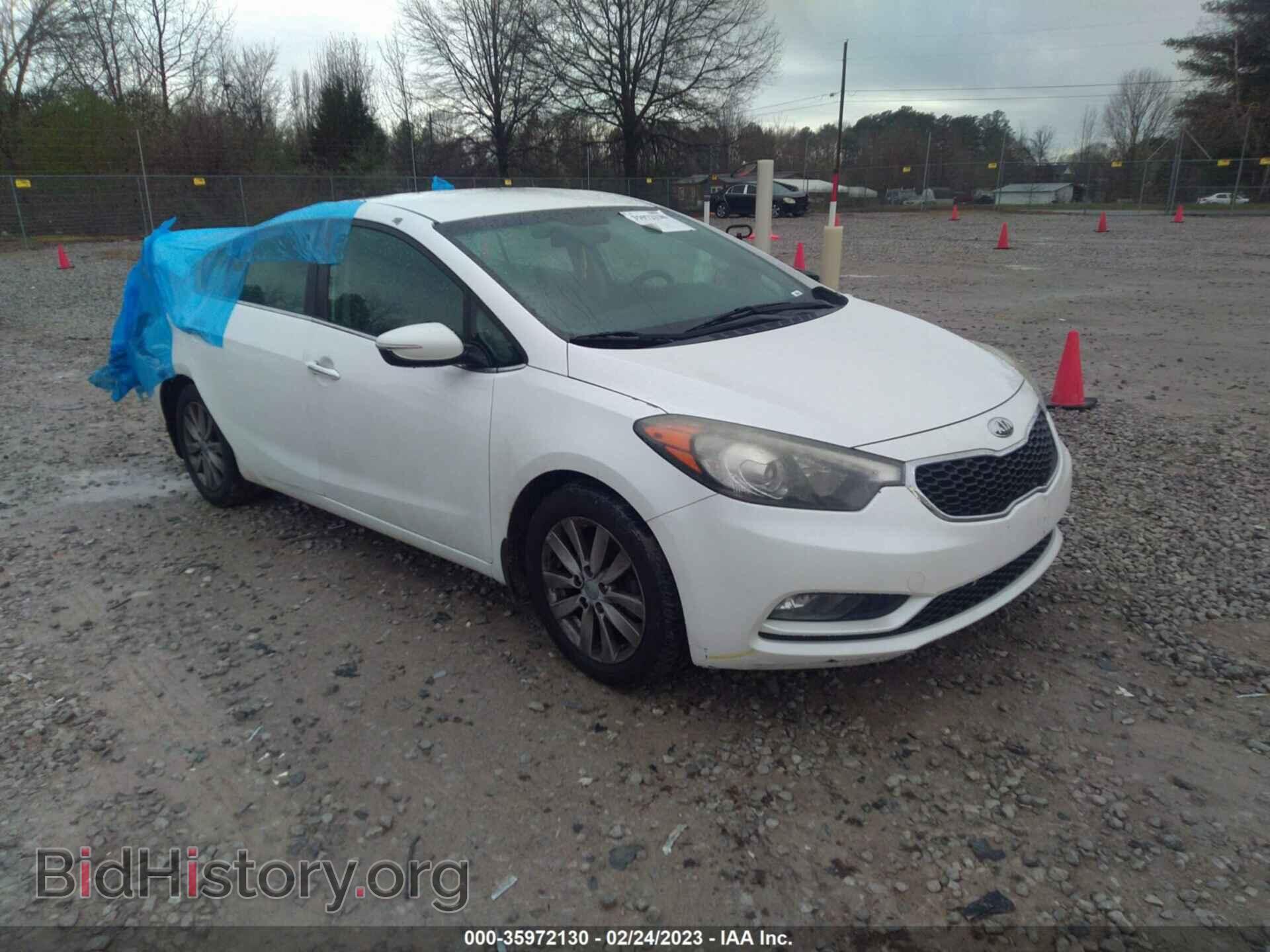 Photo KNAFX4A87E5103568 - KIA FORTE 2014