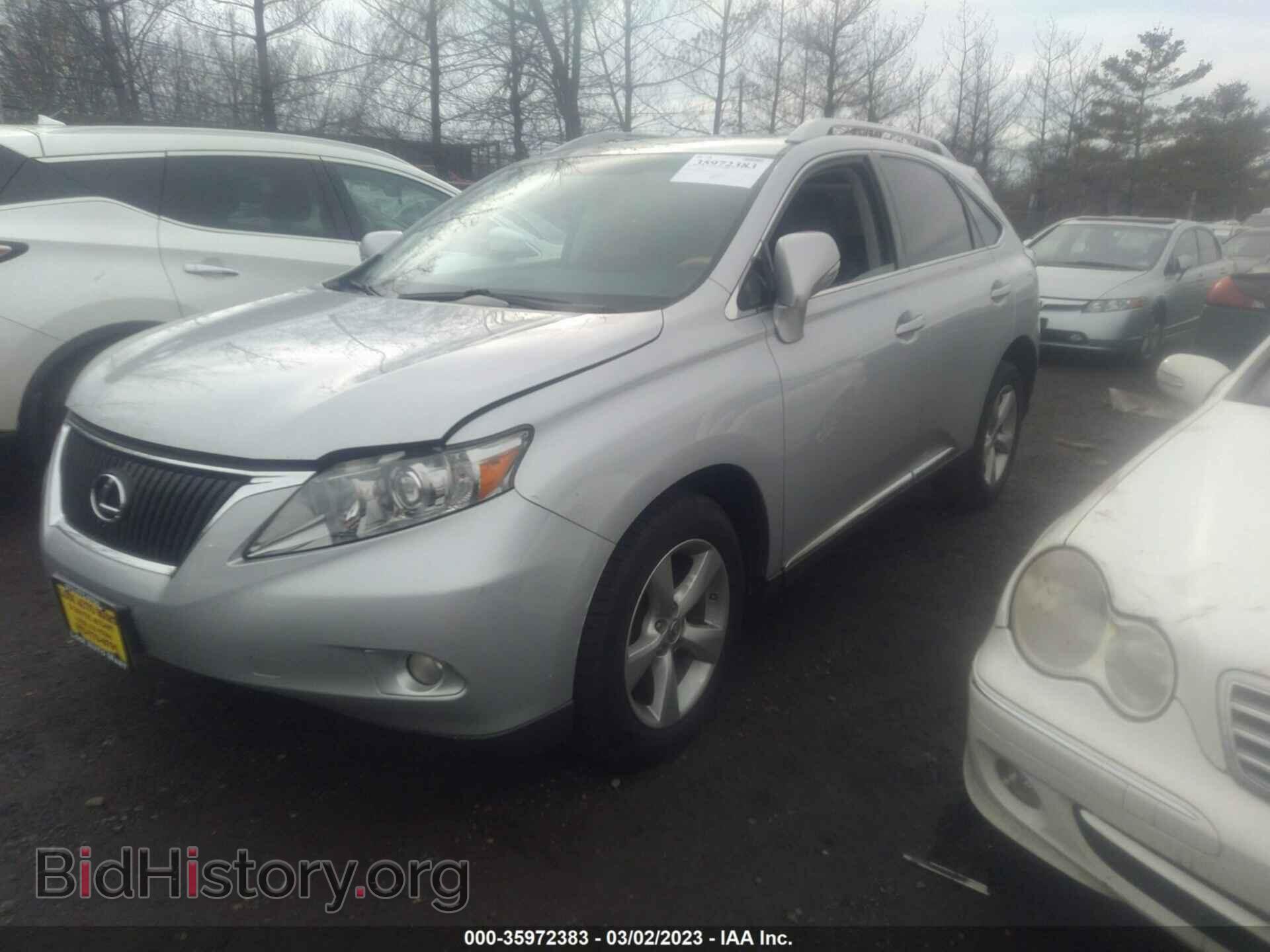 2011 LEXUS RX 350 - VIN: 2T2BK1BA9BC101248 - Фото 2