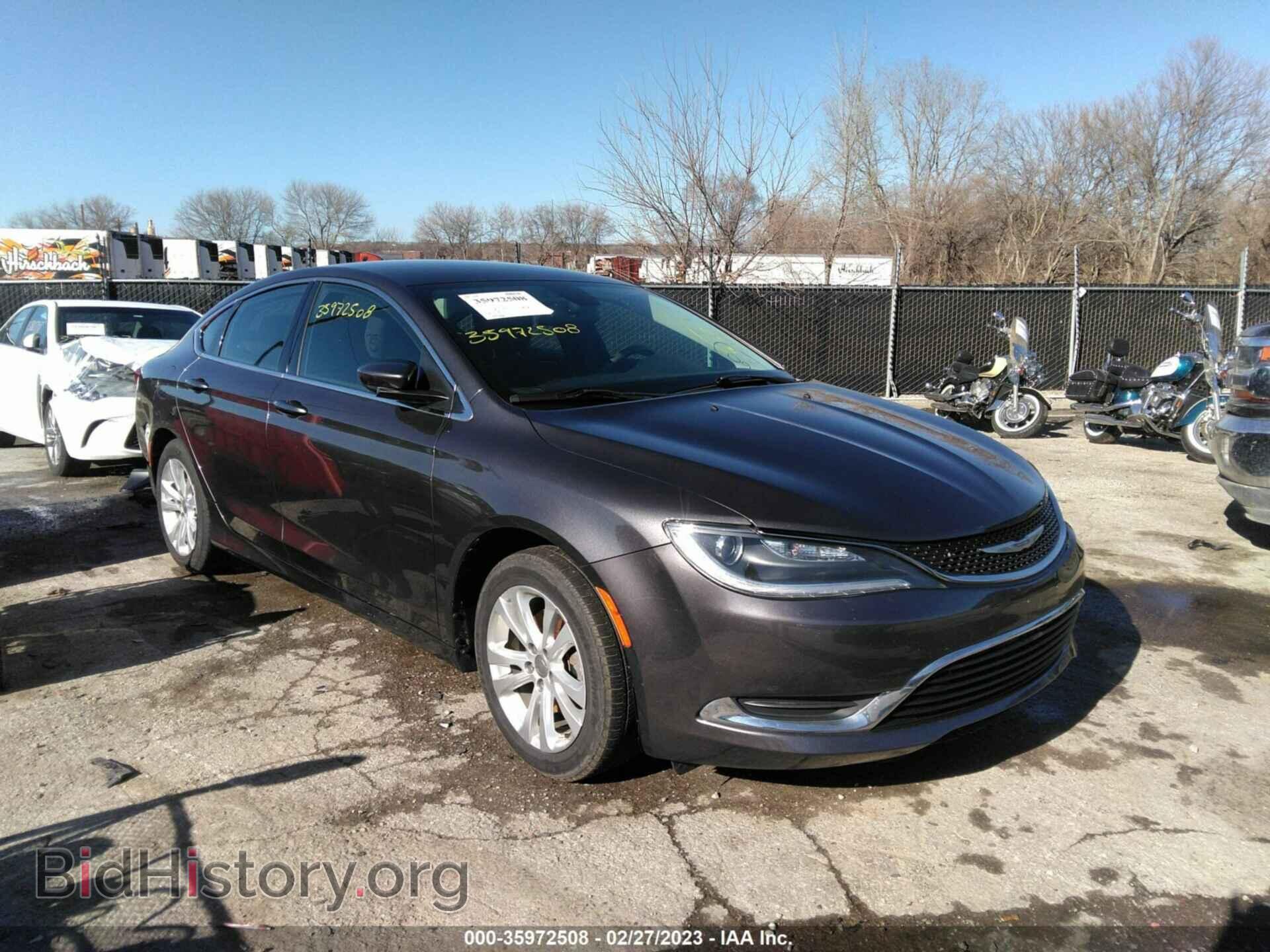 Фотография 1C3CCCAB4FN535824 - CHRYSLER 200 2015