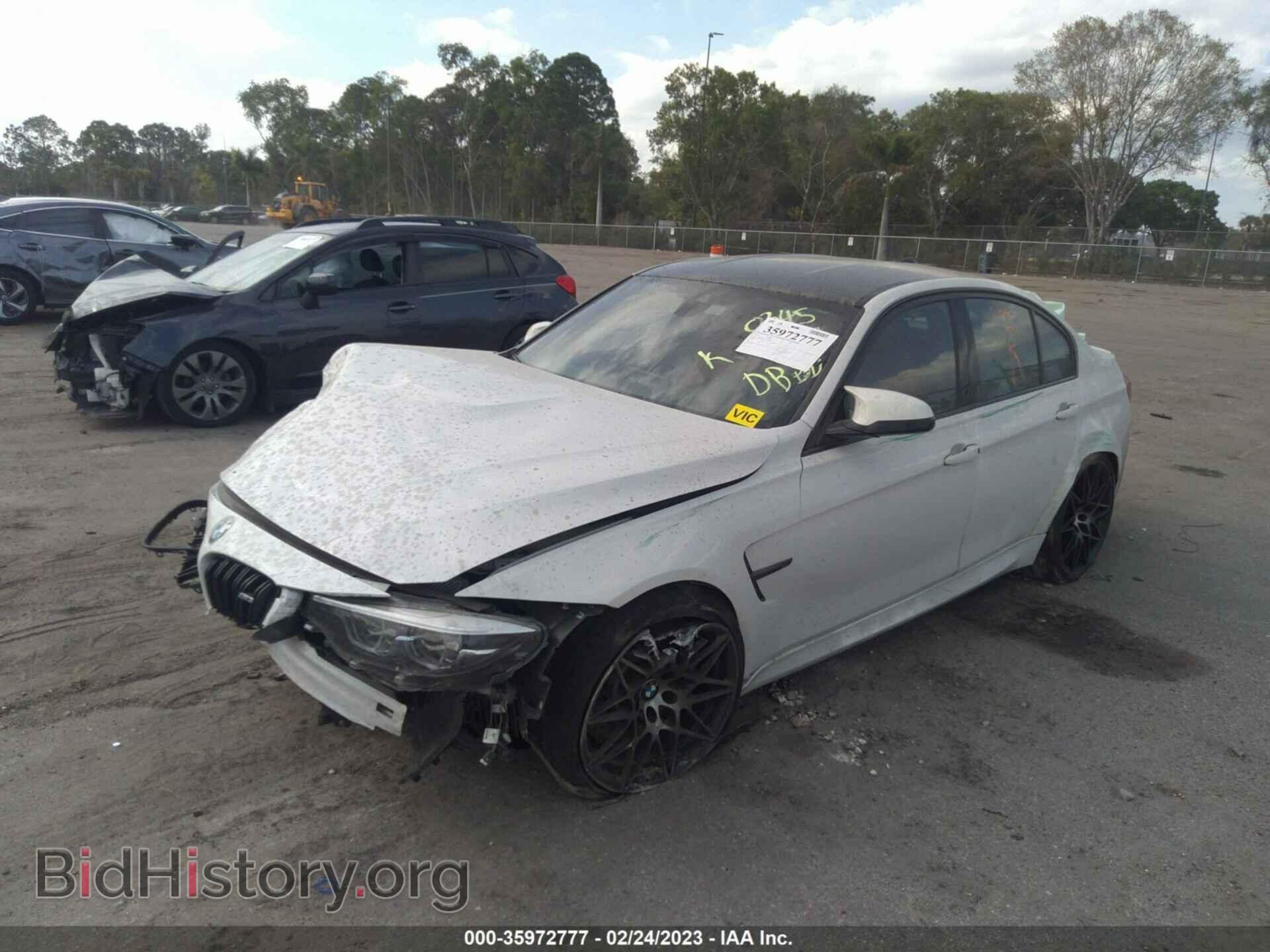 2018 BMW M3 - VIN: WBS8M9C59J5L00345 - Фото 2