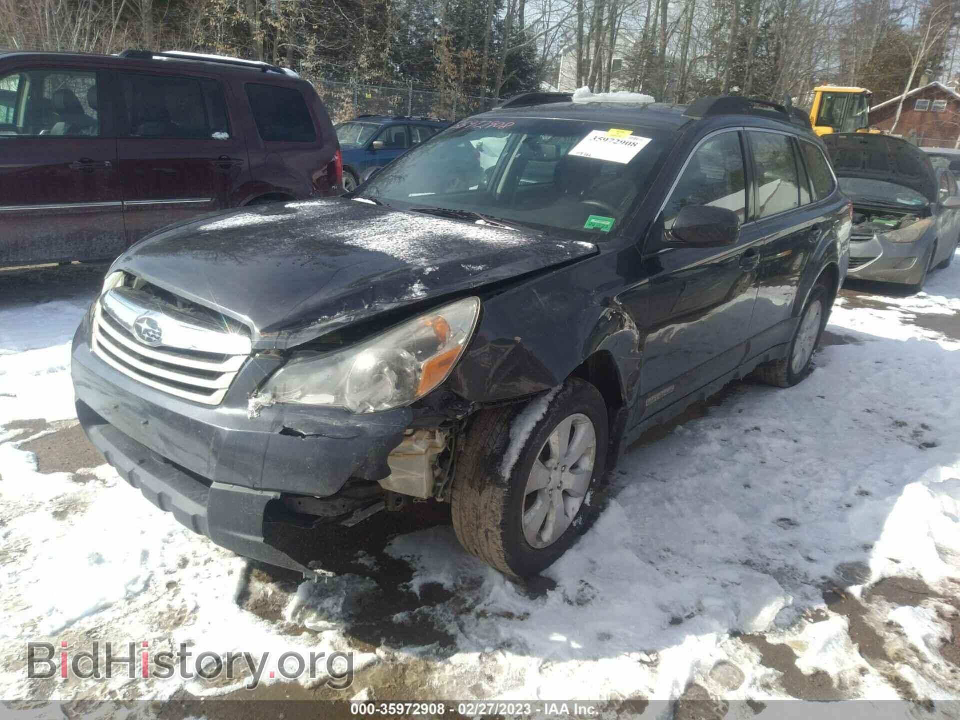 2012 SUBARU OUTBACK - VIN: 4S4BRBAC2C3218443 - Фото 2