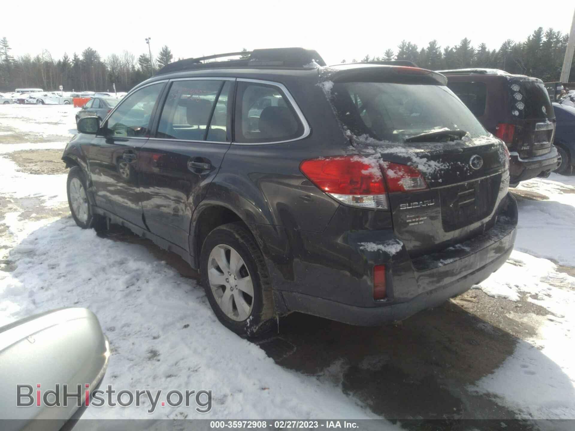 2012 SUBARU OUTBACK - VIN: 4S4BRBAC2C3218443 - Фото 3
