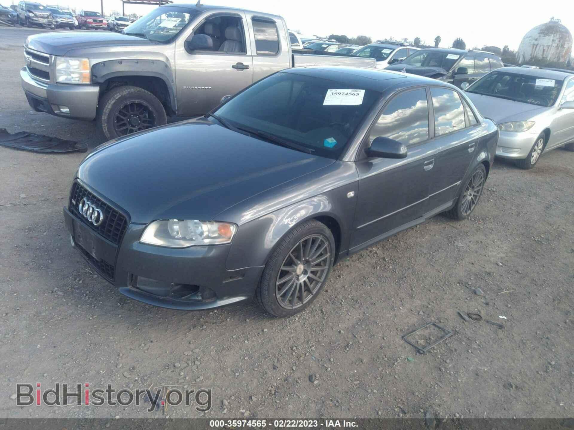 2007 AUDI A4 - VIN: WAUEF78E07A220849 - Фото 2