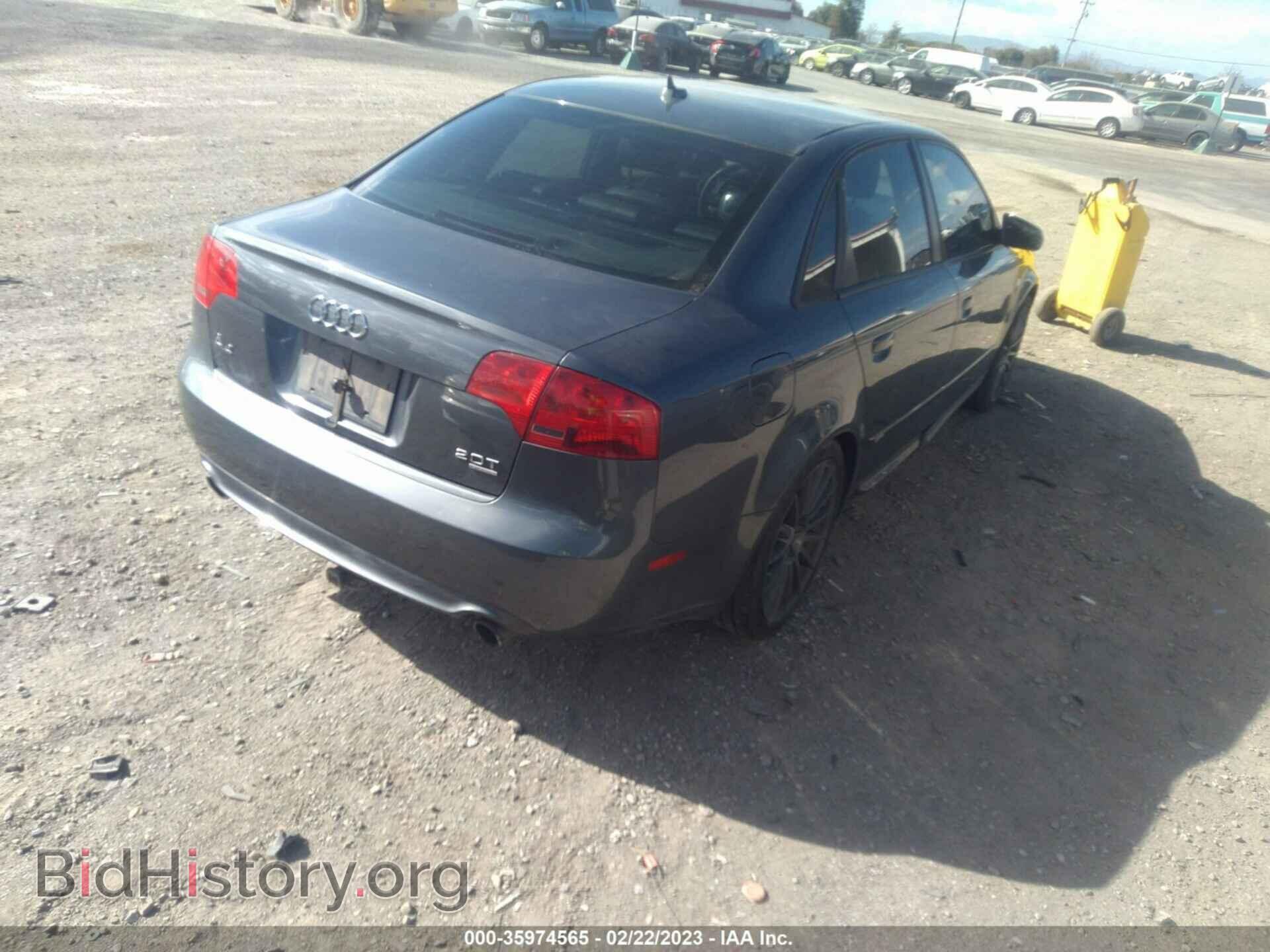 2007 AUDI A4 - VIN: WAUEF78E07A220849 - Фото 4