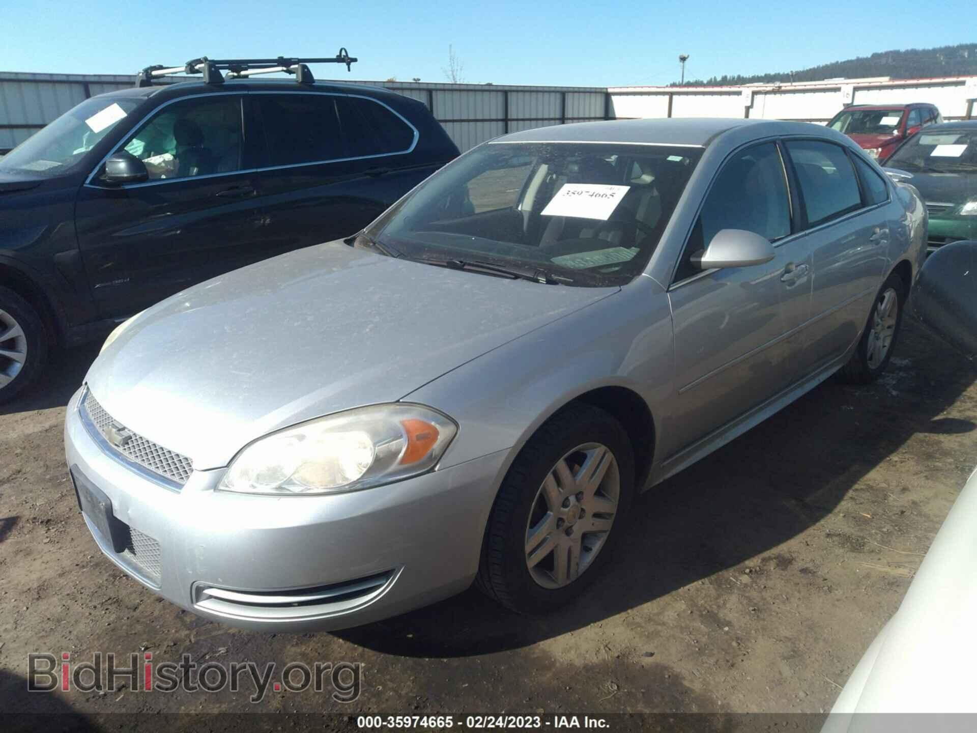 2012 CHEVROLET IMPALA - VIN: 2G1WG5E37C1102242 - Фото 2