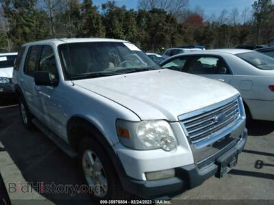 2007 Ford EXPLORER XLT, white — VIN 1FMEU73807UA74036, IAAI