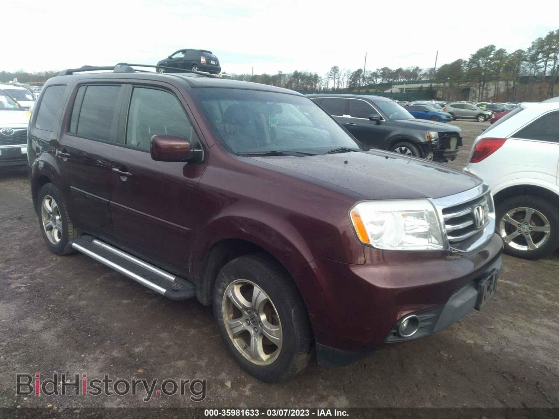 Фотография 5FNYF4H53CB018863 - HONDA PILOT 2012