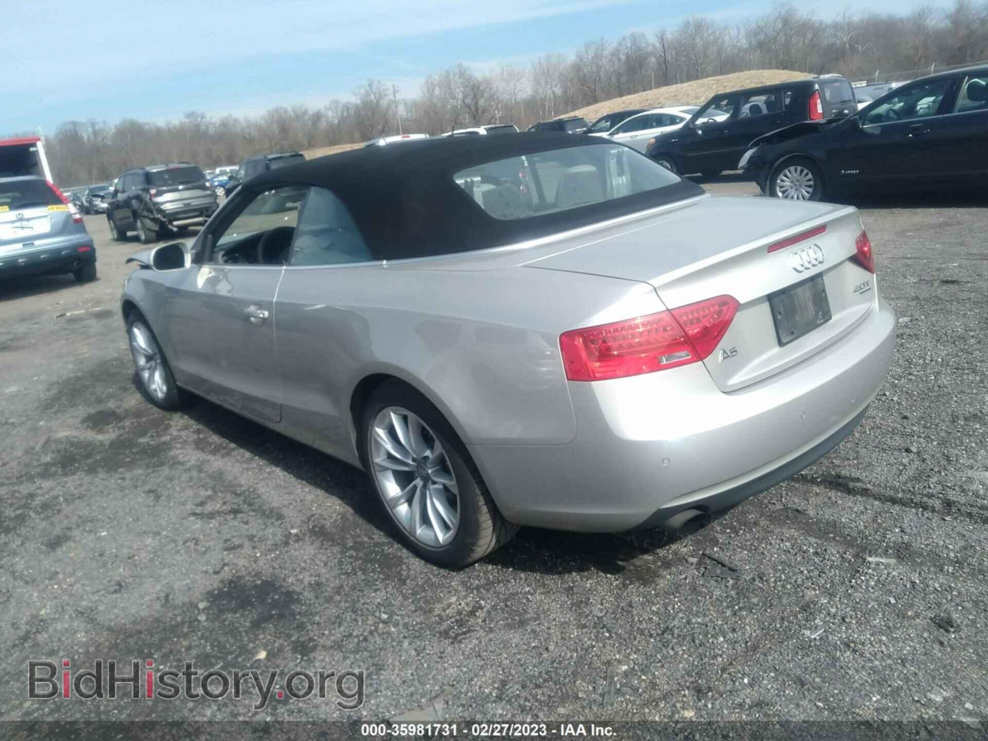 2013 AUDI A5 - VIN: WAULFAFH6DN007779 - Photo 3