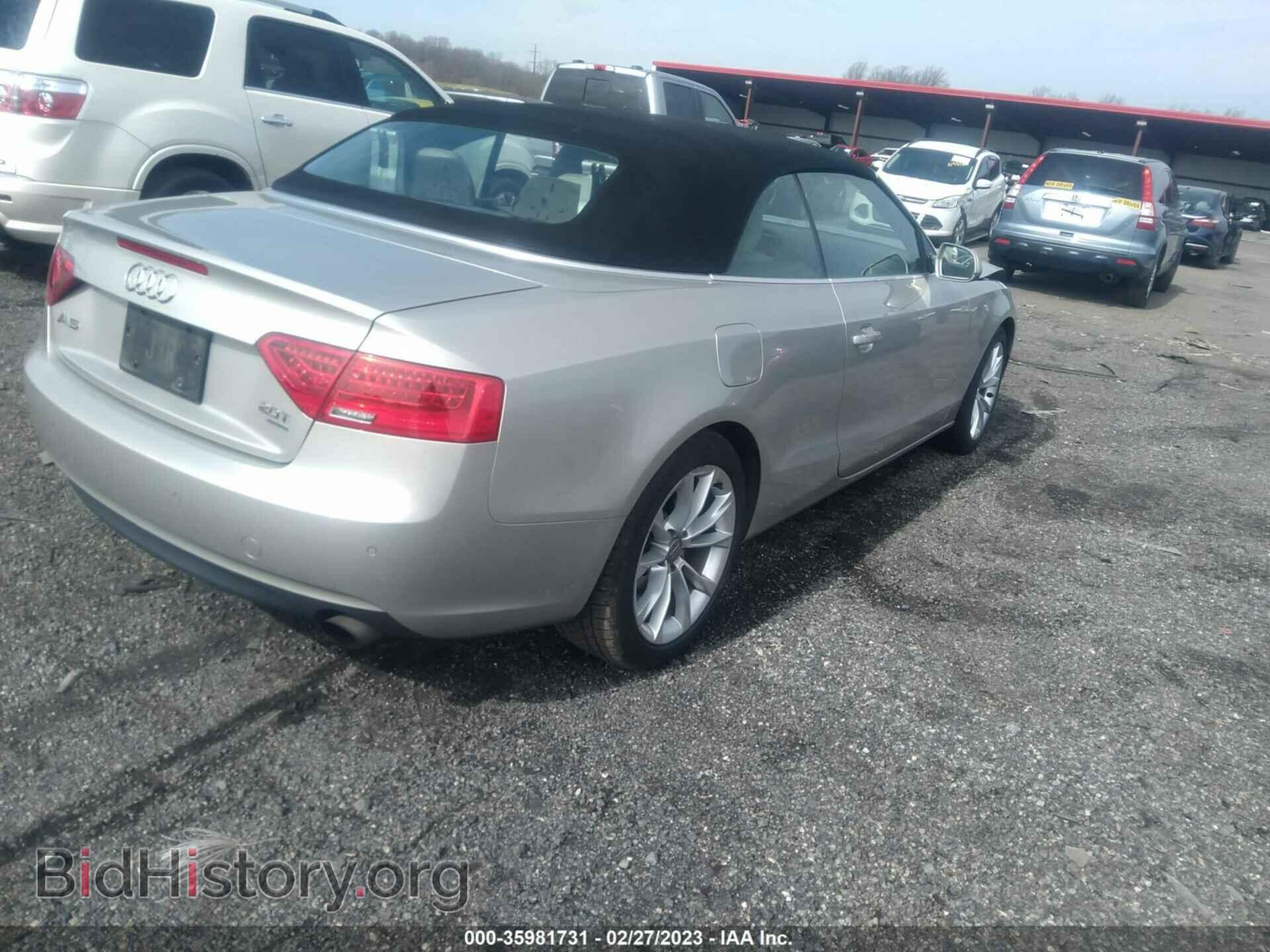 2013 AUDI A5 - VIN: WAULFAFH6DN007779 - Photo 4