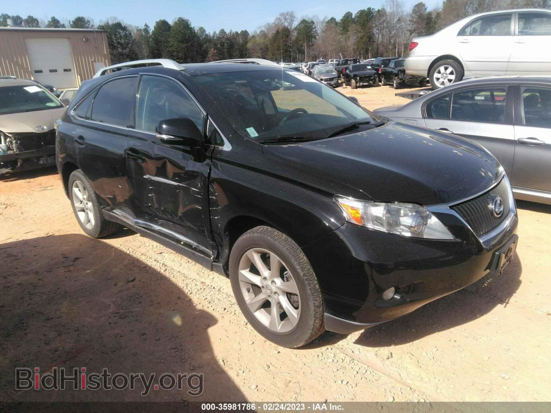 Photo 2T2BK1BA4CC150343 - LEXUS RX 350 2012