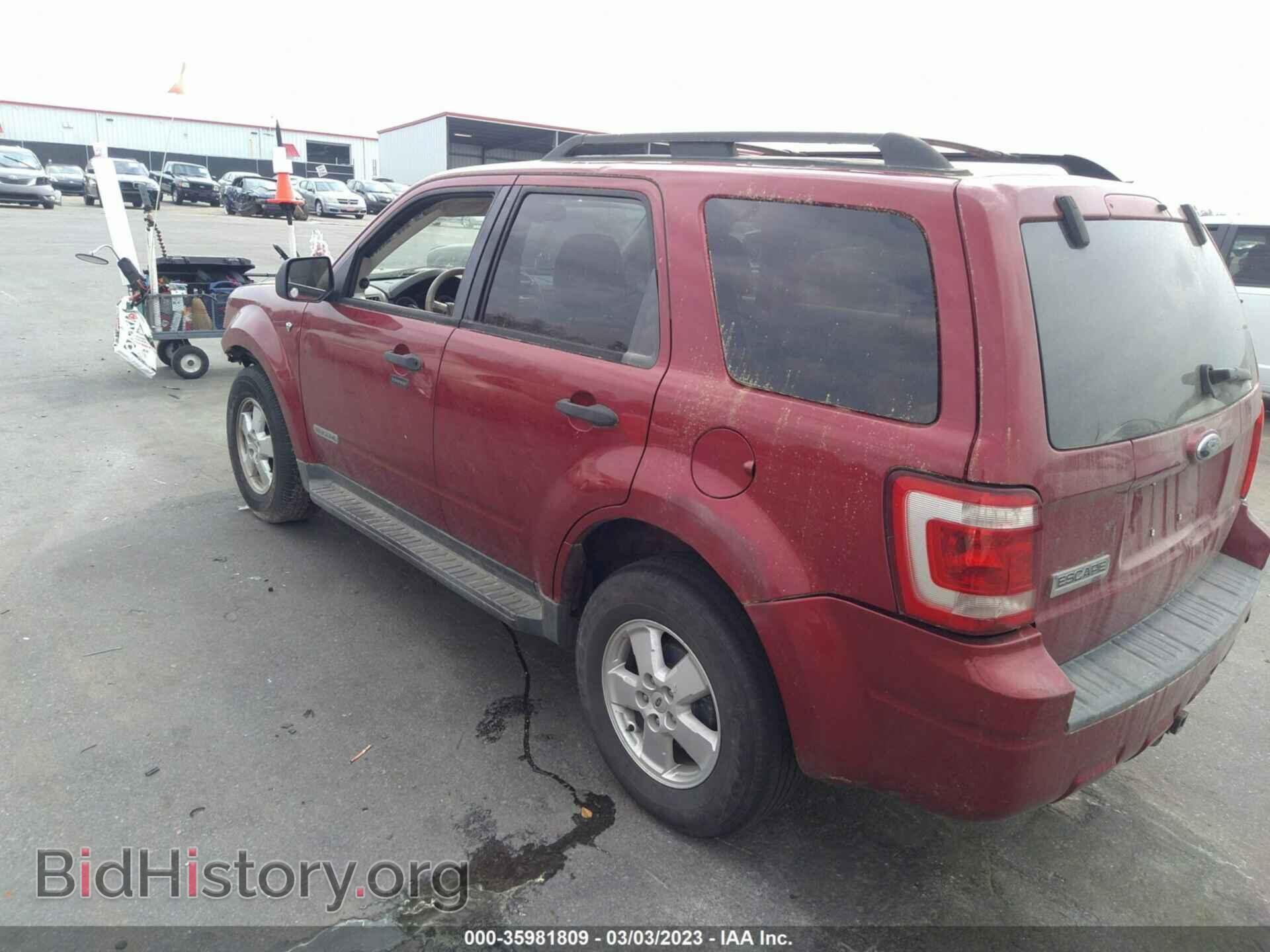 2008 FORD ESCAPE - VIN: 1FMCU03158KB76317 - Фото 3