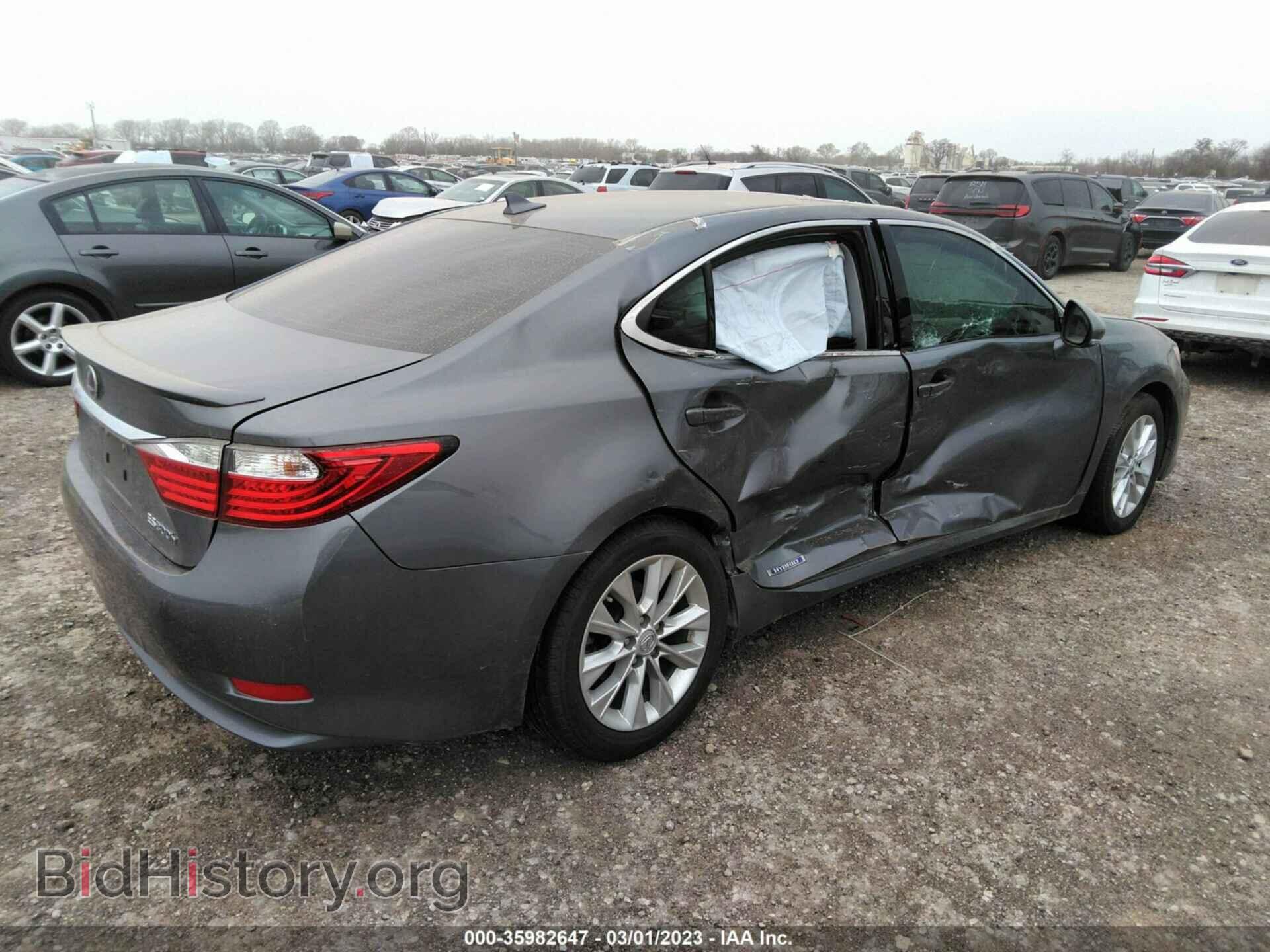2014 LEXUS ES 300H - VIN: JTHBW1GG2E2045032 - Фото 4