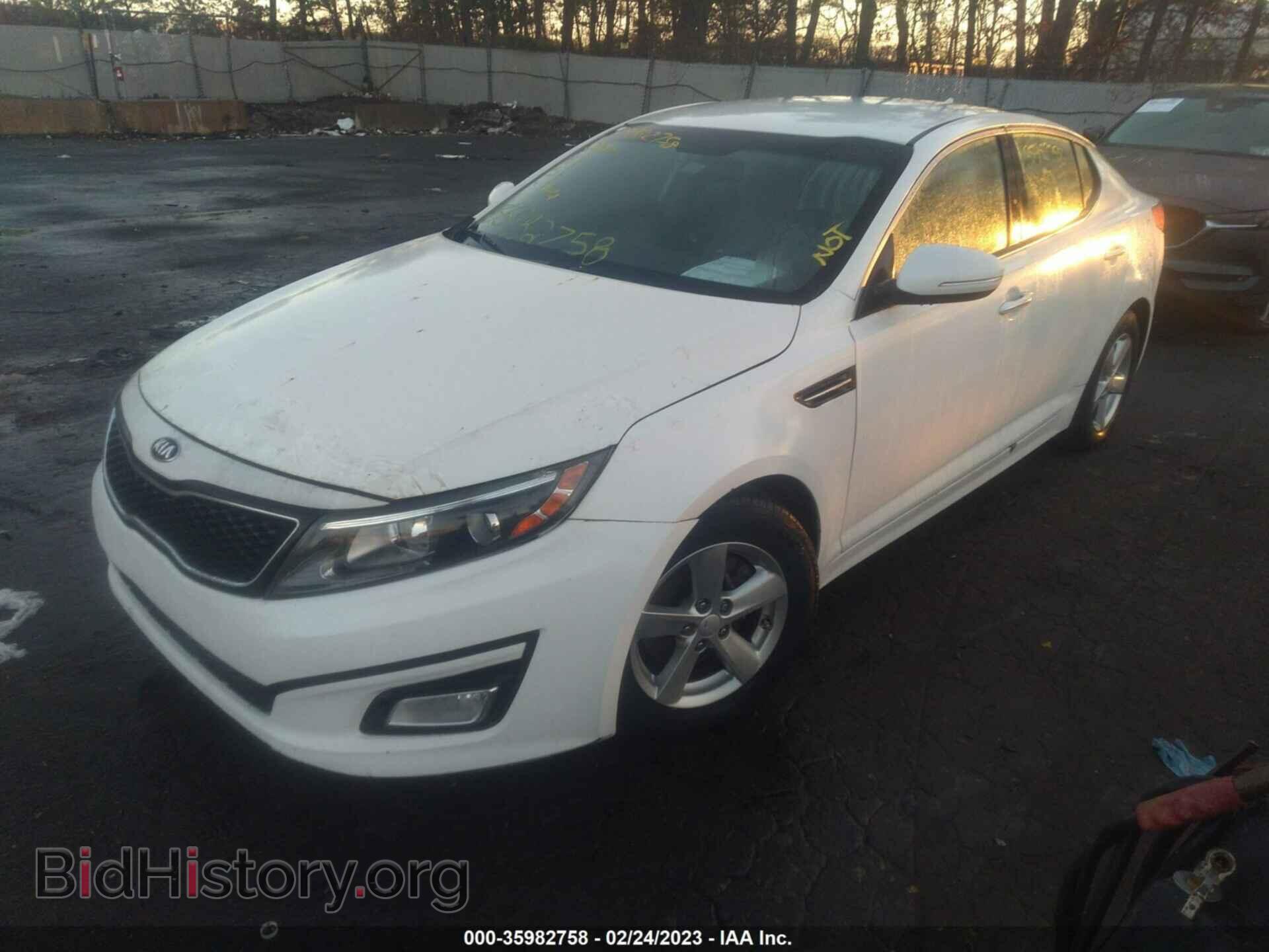 2015 KIA OPTIMA - VIN: KNAGM4A76F5602531 - Фото 2