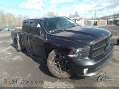 2018 RAM 1500 Express, black — VIN 1C6RR7FT8JS309316, IAAI