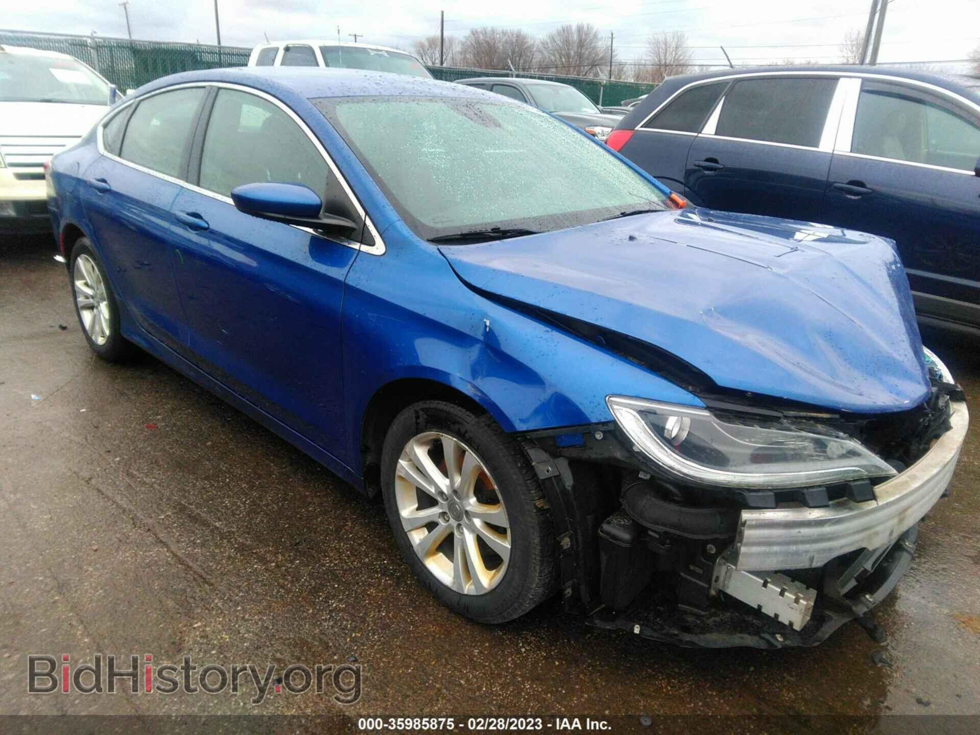 Фотография 1C3CCCAB3FN674570 - CHRYSLER 200 2015