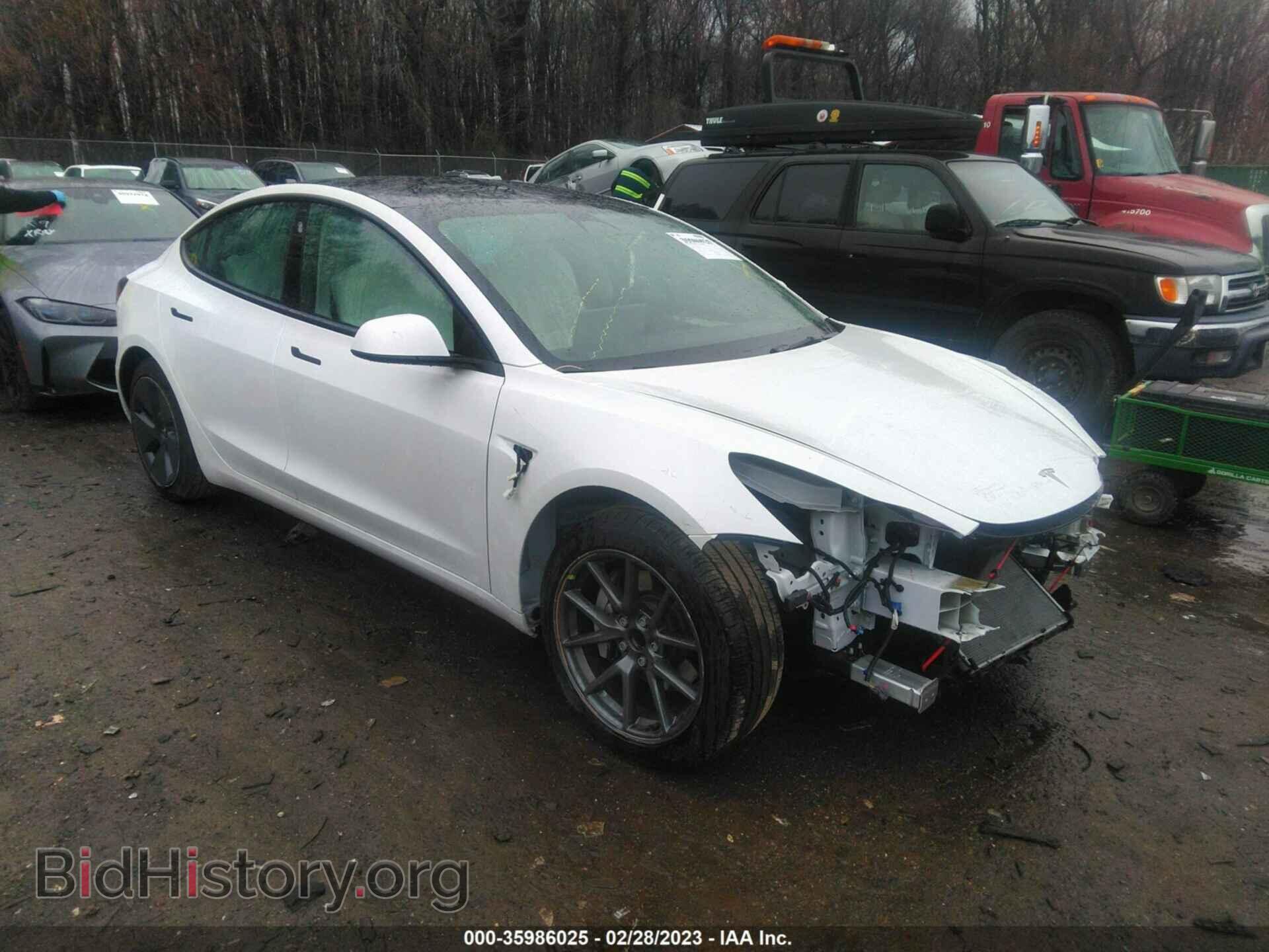 Фотография 5YJ3E1EA3MF096705 - TESLA MODEL 3 2021