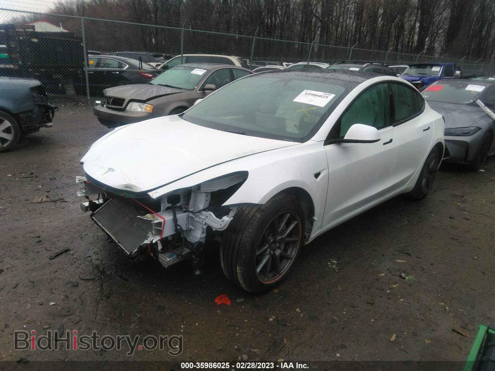 2021 TESLA MODEL 3 - VIN: 5YJ3E1EA3MF096705 - Фото 2