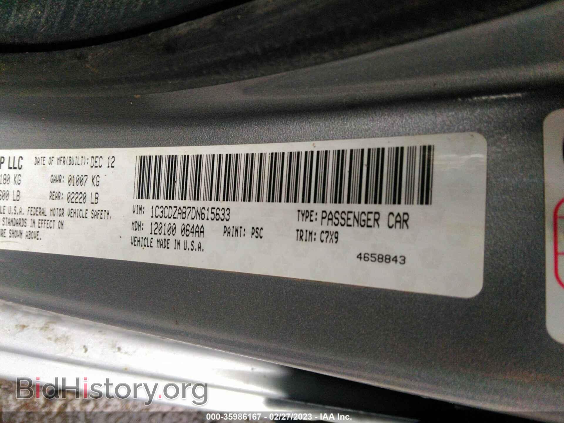 2013 DODGE AVENGER - VIN: 1C3CDZAB7DN615633 - Photo 9