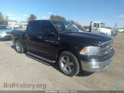 2012 RAM 1500 Big Horn, черный — VIN 1C6RD7LT2CS107724, IAAI
