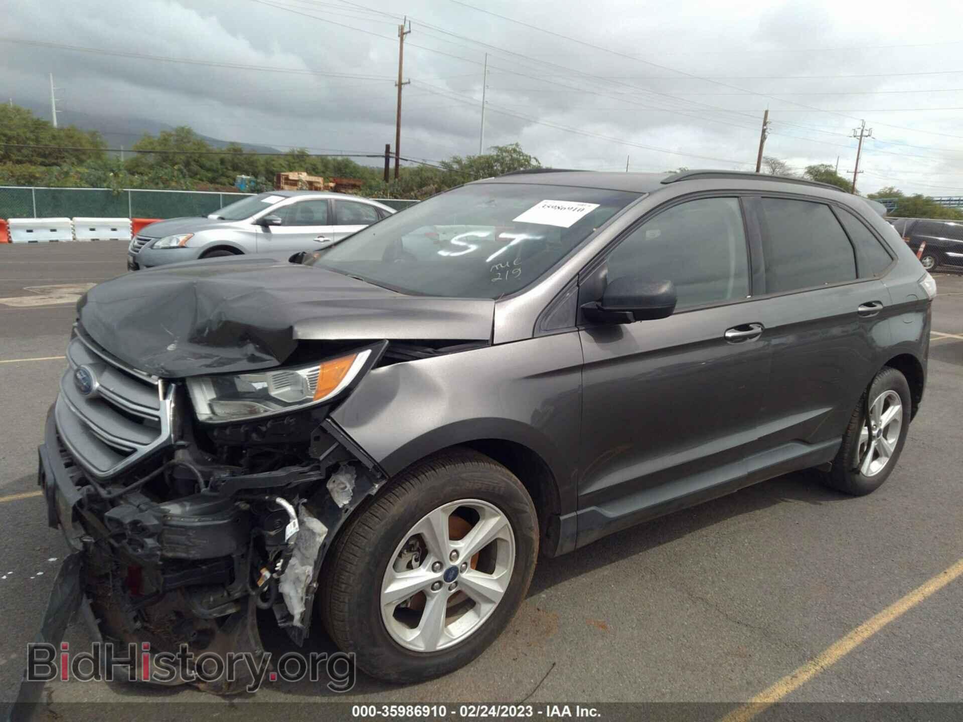 2016 FORD EDGE - VIN: 2FMPK3G99GBC07537 - Фото 2