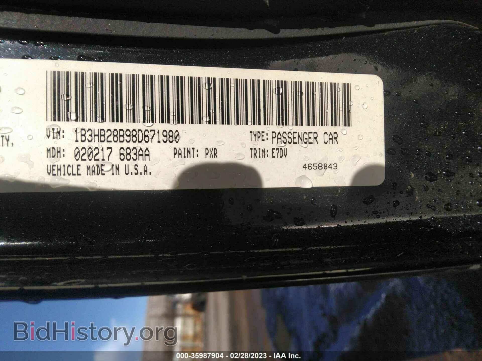 2008 DODGE CALIBER - VIN: 1B3HB28B98D671980 - Фото 9